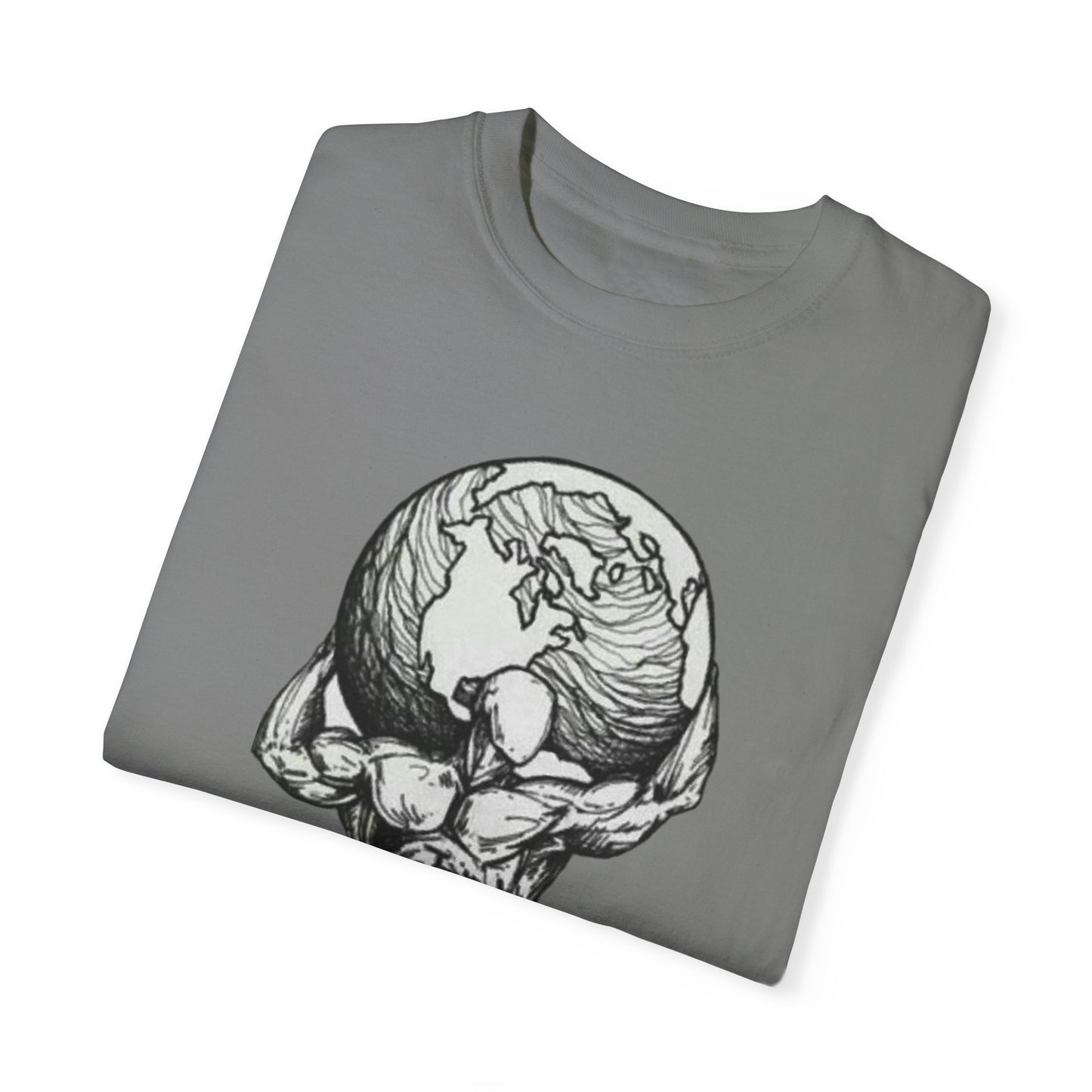 Atlas Earth Graphic Unisex T-Shirt - Comfortable Casual Wear for Nature Lovers
