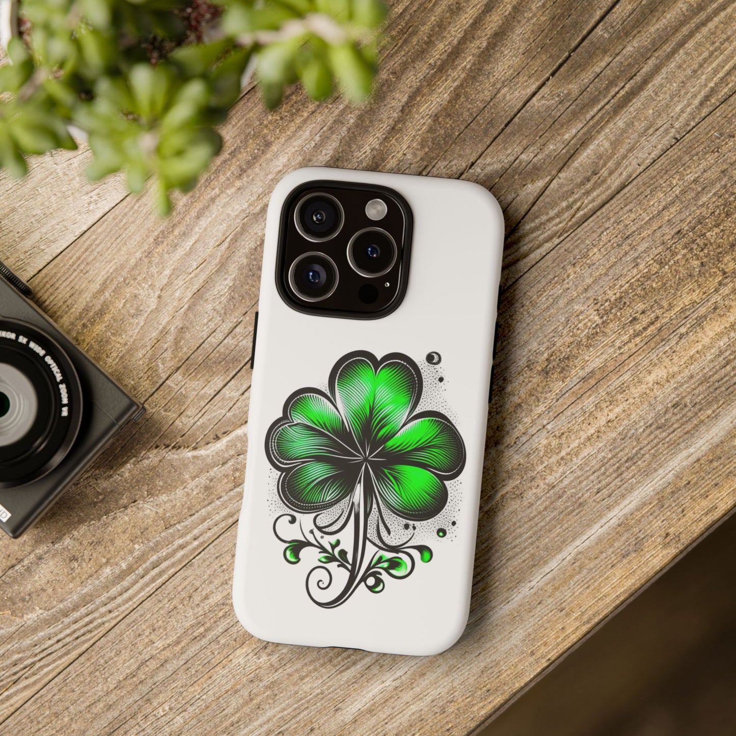 St. Patrick's Day Shamrock Phone Case - Tough & Stylish