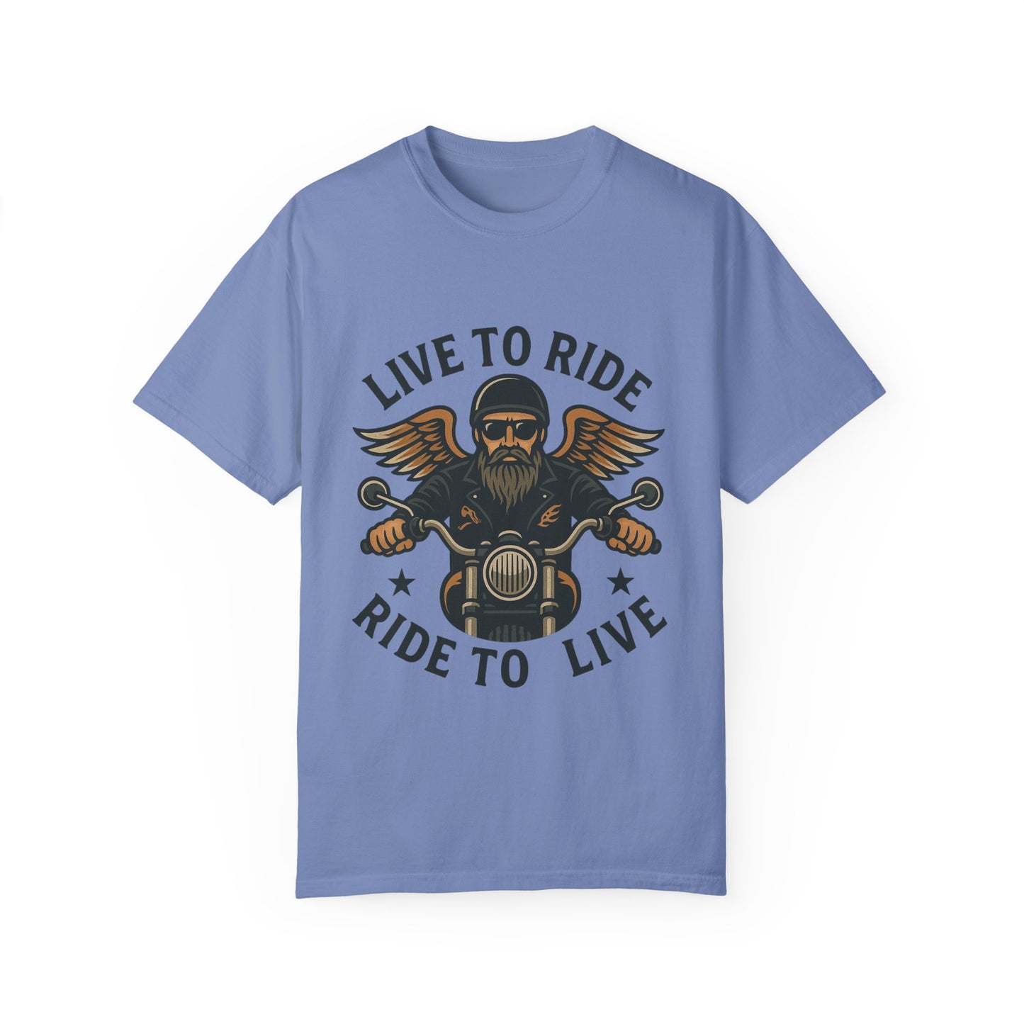 Live to Ride Motorcycle Unisex T-Shirt - Perfect for Bikers and Adventure Lovers