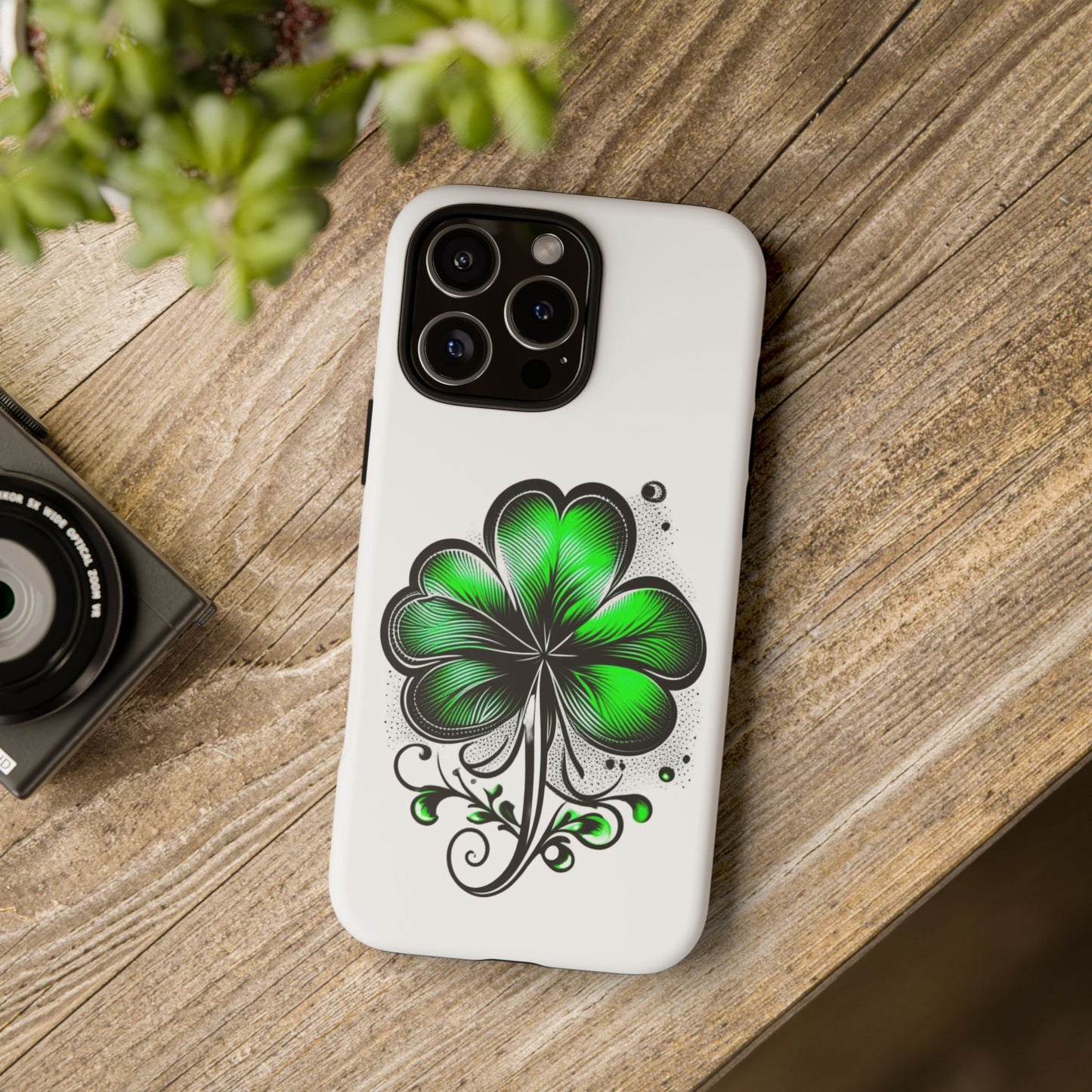 St. Patrick's Day Shamrock Phone Case - Tough & Stylish