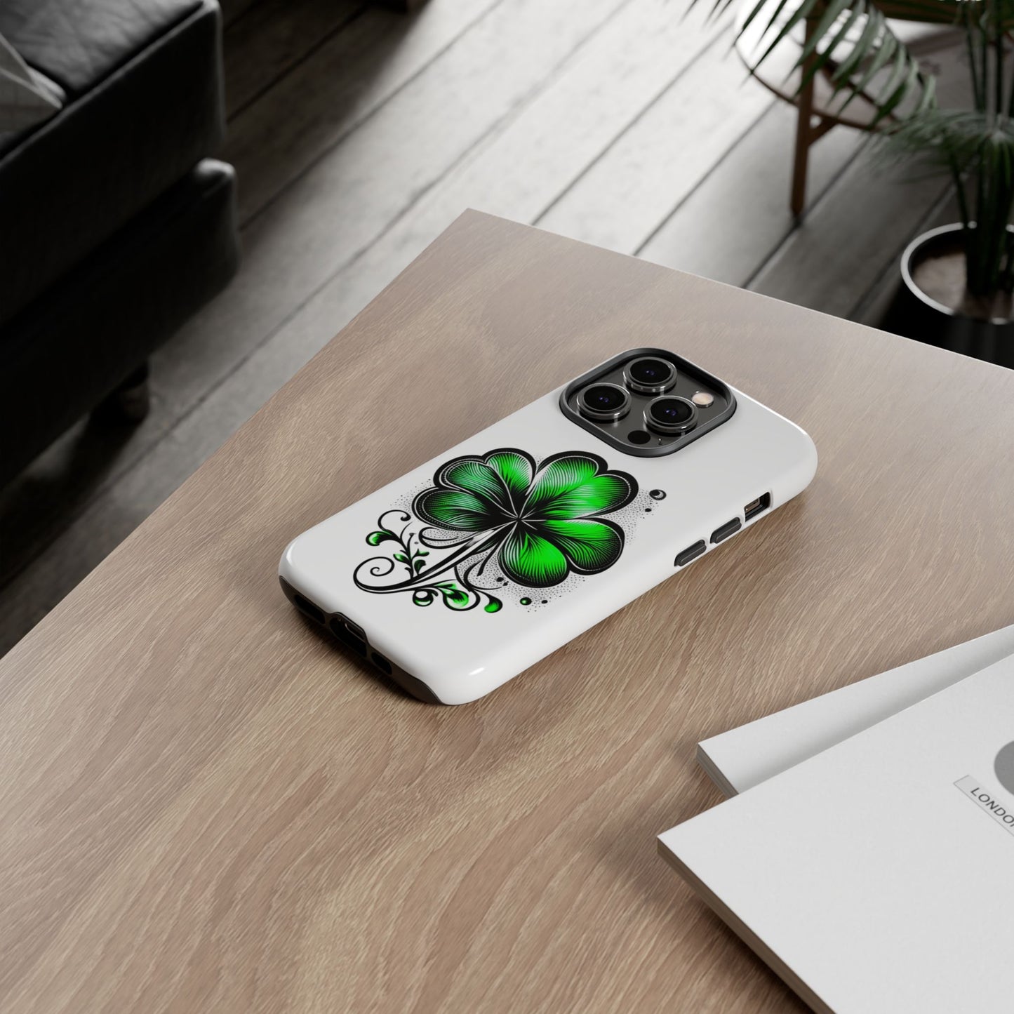 St. Patrick's Day Shamrock Phone Case - Tough & Stylish