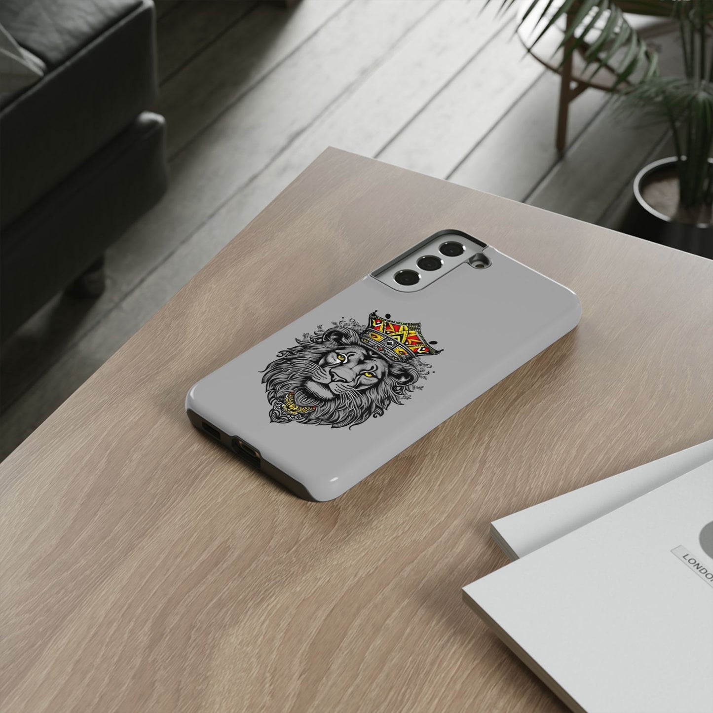 Lion King Phone Case - Tough Cases with Royal Crown Design