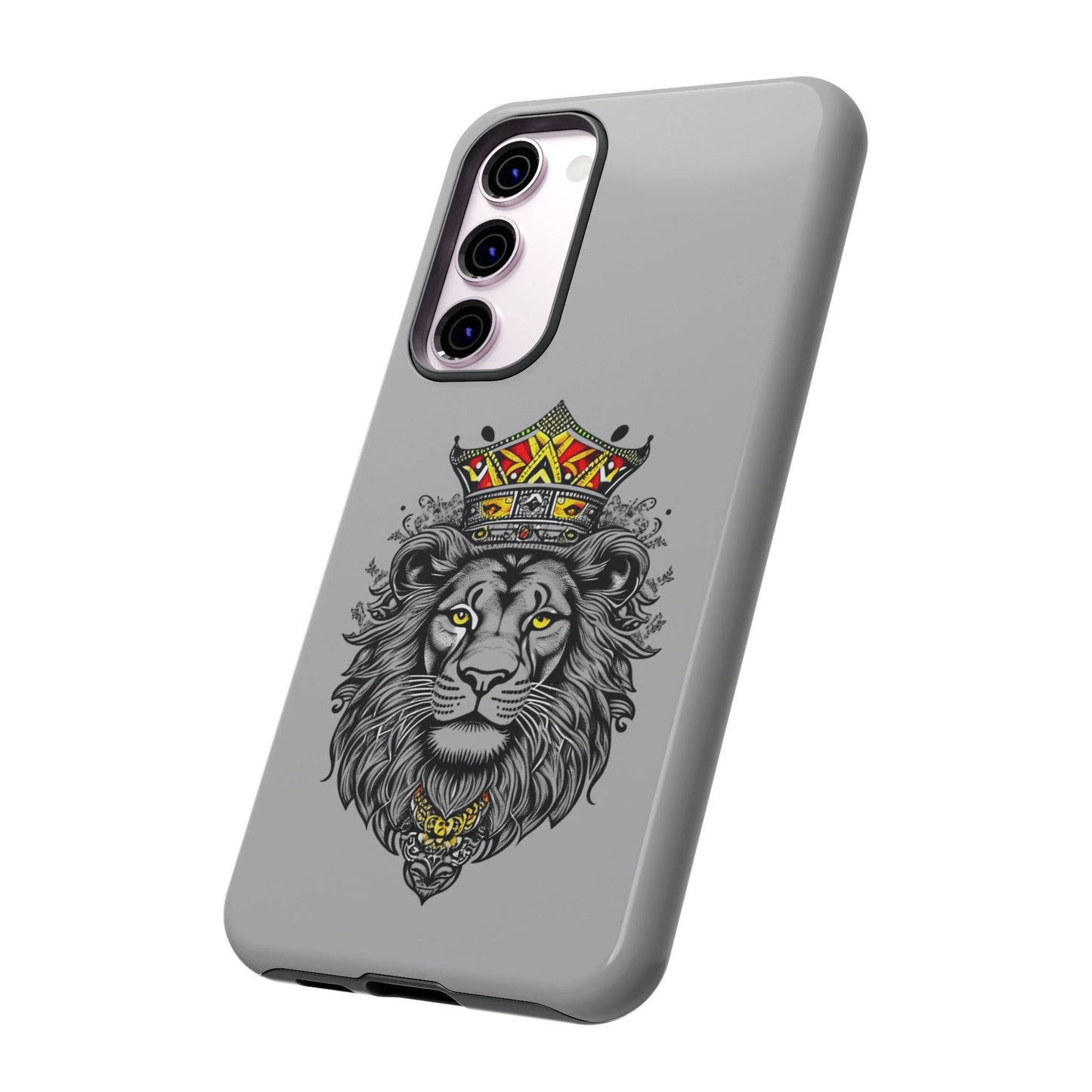Lion King Phone Case - Tough Cases with Royal Crown Design