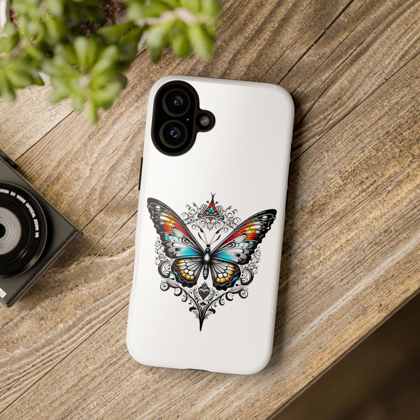 Butterfly Tough Case - Stylish Phone Protection