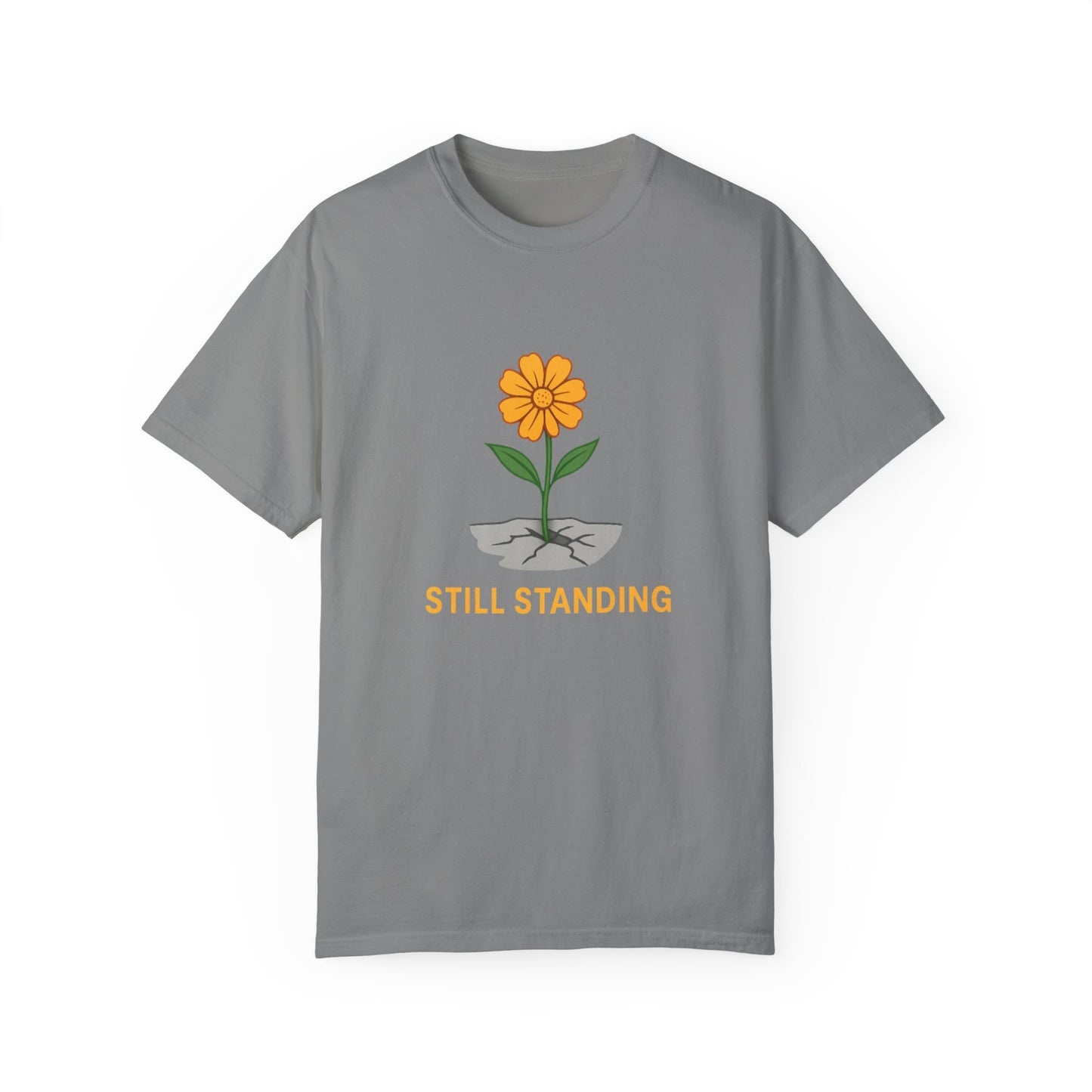 Inspirational Flower T-shirt - 'STILL STANDING'