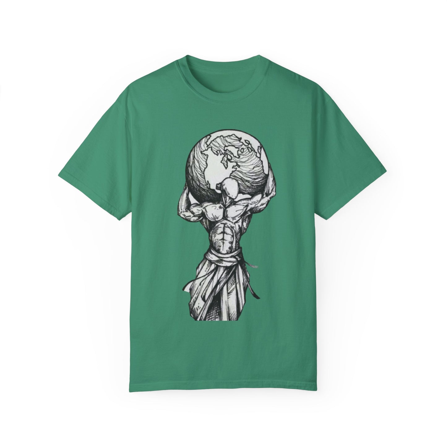 Atlas Earth Graphic Unisex T-Shirt - Comfortable Casual Wear for Nature Lovers