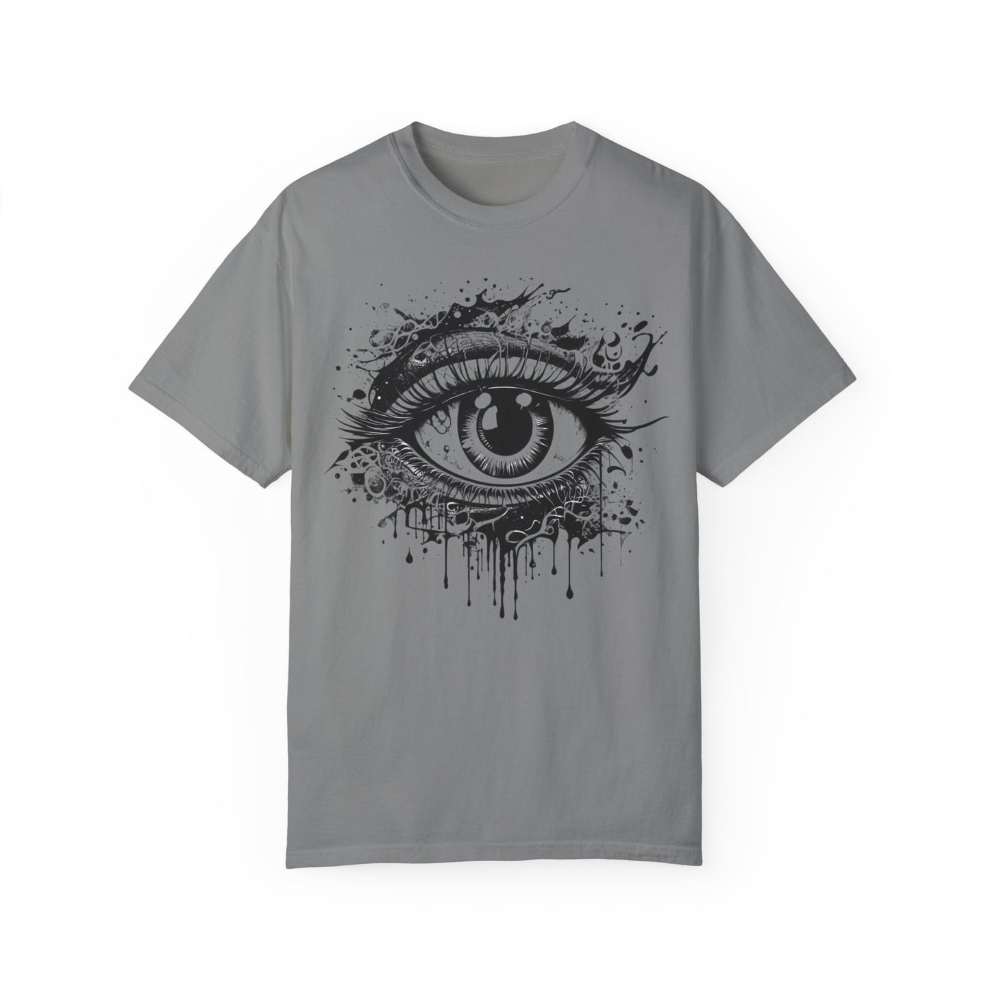 Eye-See-You Unisex Garment-Dyed T-Shirt - Artistic Graphic Tee for Creative Souls-eye