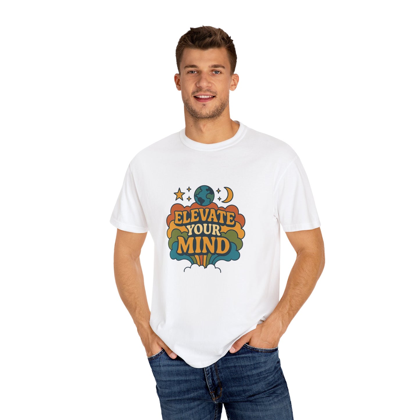 Elevate Your Mind Unisex Garment-Dyed T-Shirt | Casual Comfort for Inspiration