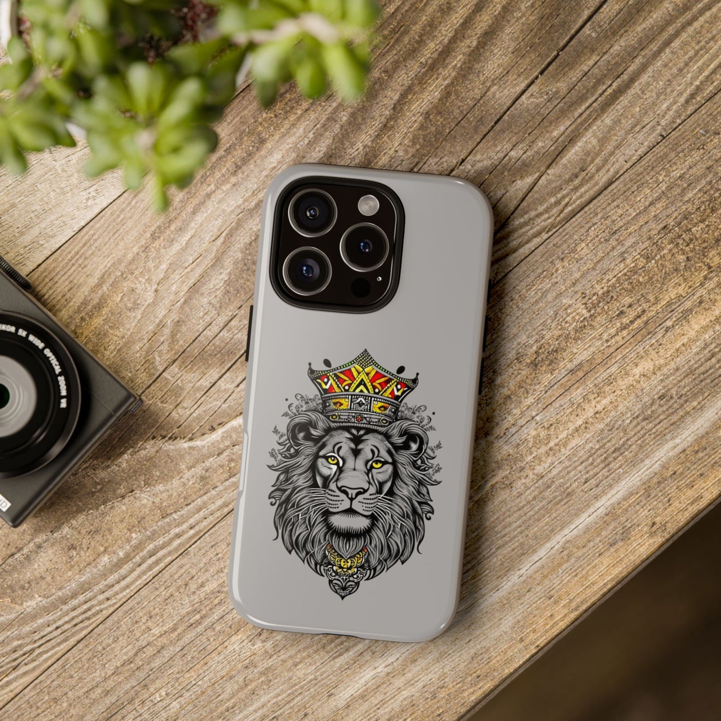Lion King Phone Case - Tough Cases with Royal Crown Design