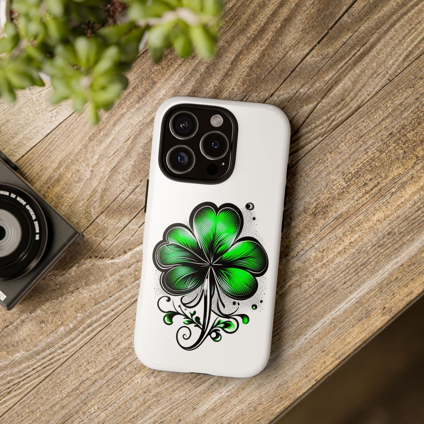 St. Patrick's Day Shamrock Phone Case - Tough & Stylish
