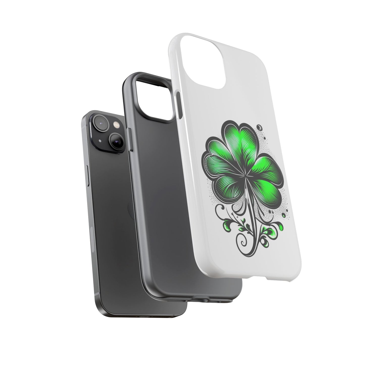 St. Patrick's Day Shamrock Phone Case - Tough & Stylish