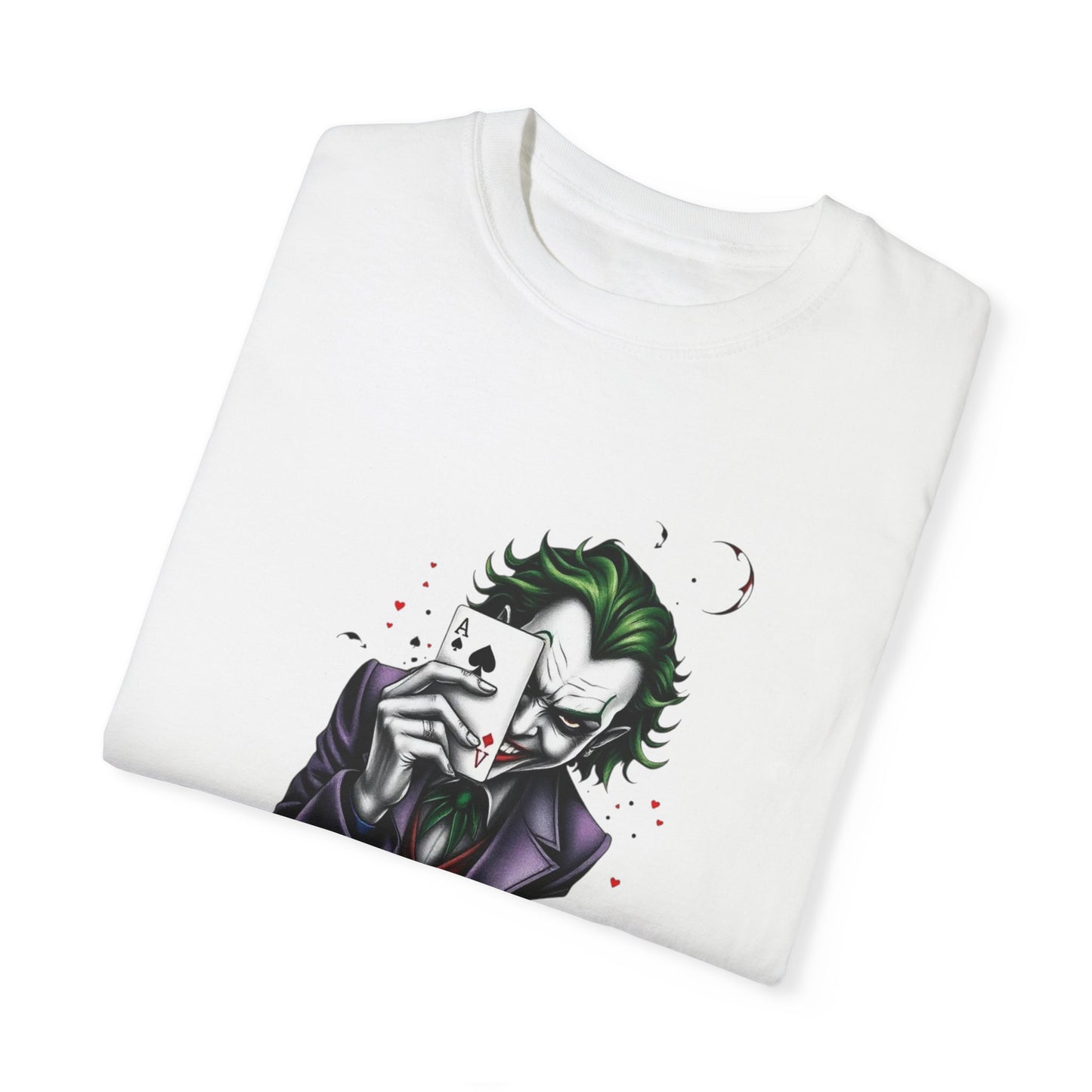 "Joker T-Shirt – Bold Graphic Tee for DC Comics & Supervillain Fans"
