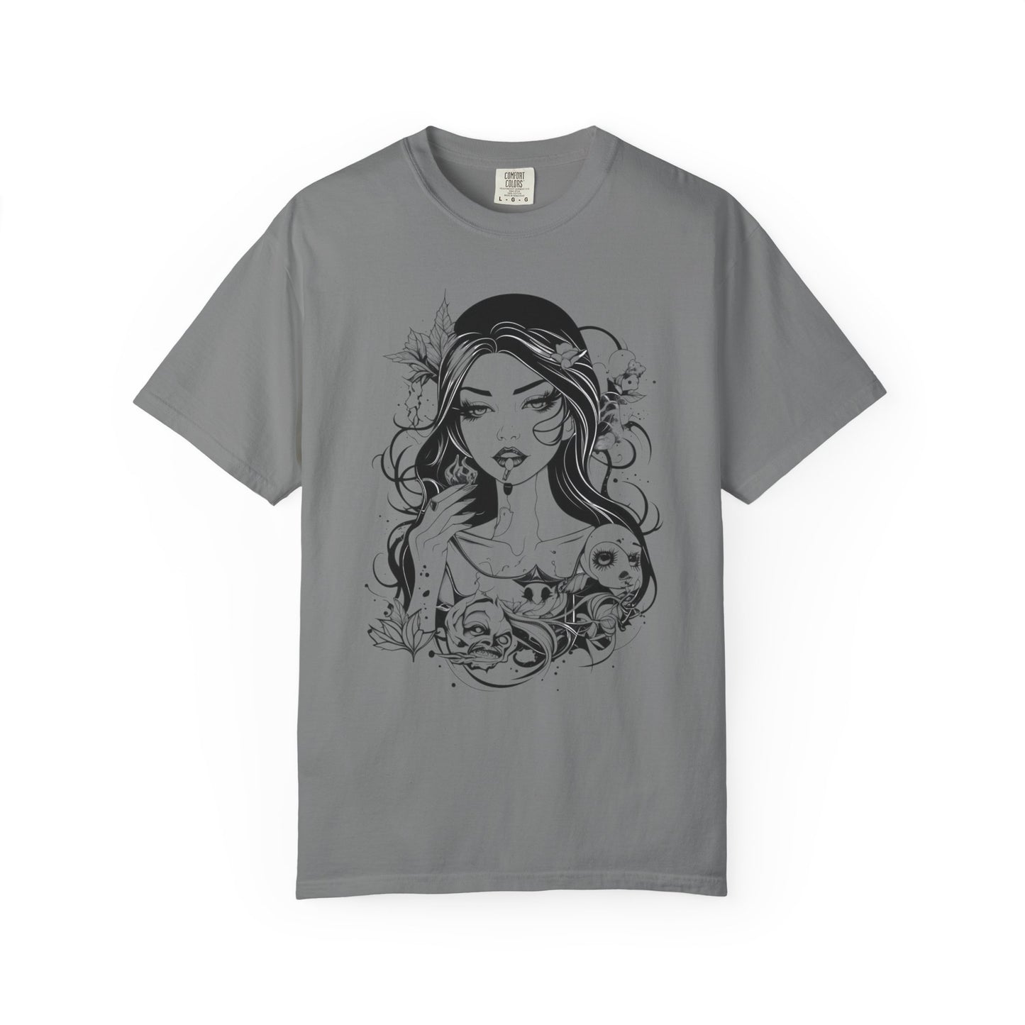 Edgy Graphic T-Shirt, Vintage Style, Boho Chic Art, Unique Gift for Her, Festival Fashion, Summer Vibes, Casual Wear