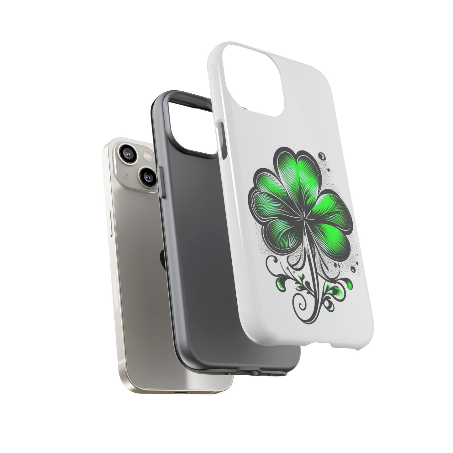 St. Patrick's Day Shamrock Phone Case - Tough & Stylish