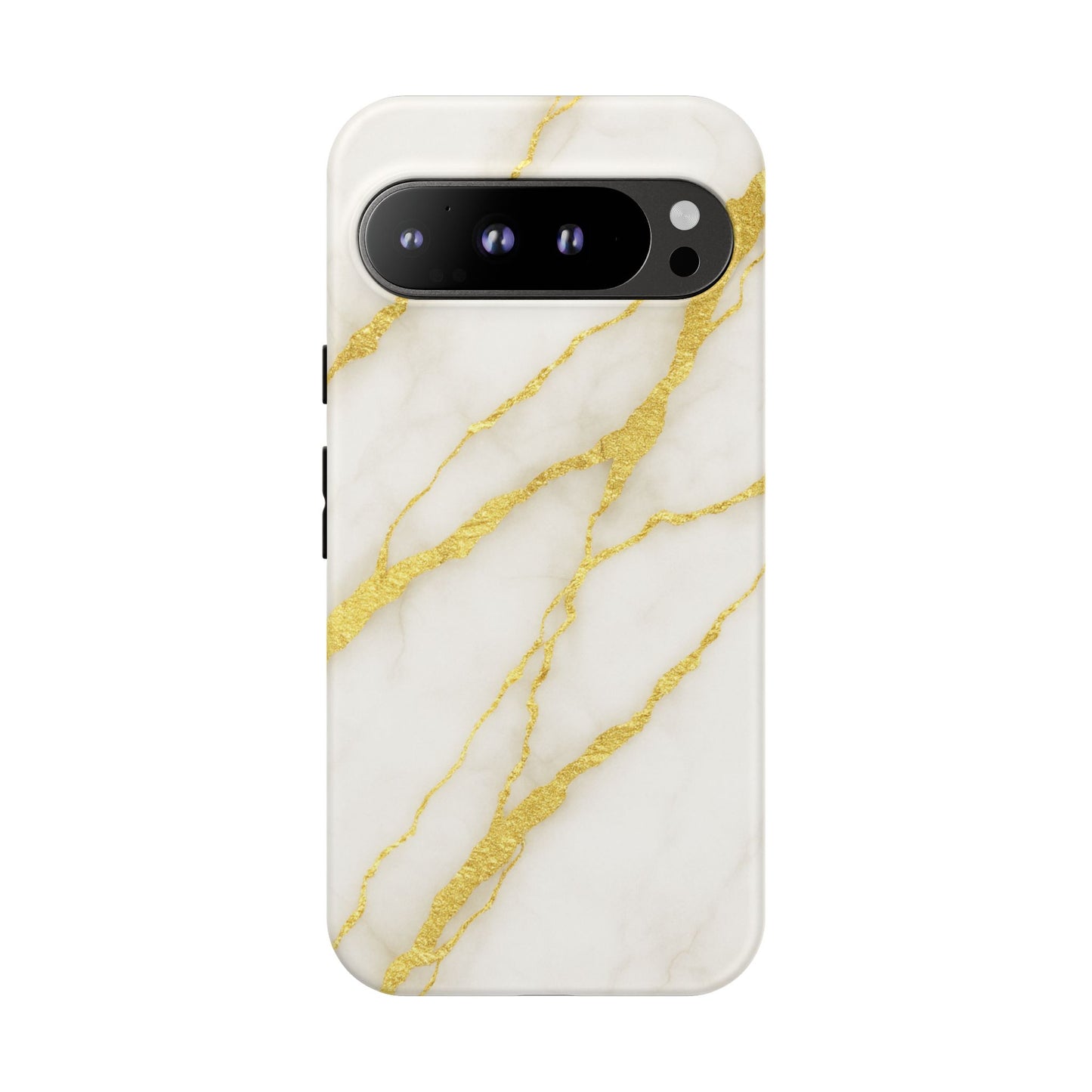 Luxury Marble Phone Case with Gold Accents