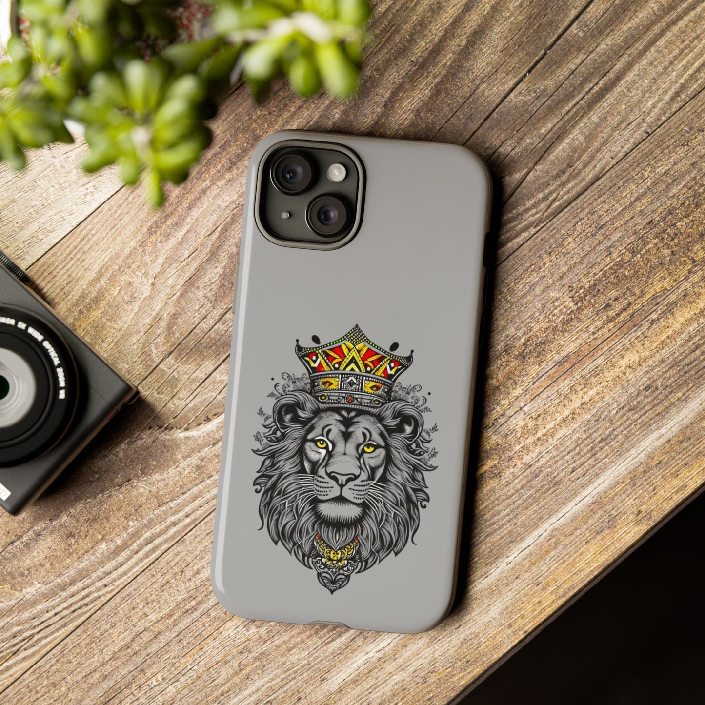 Lion King Phone Case - Tough Cases with Royal Crown Design