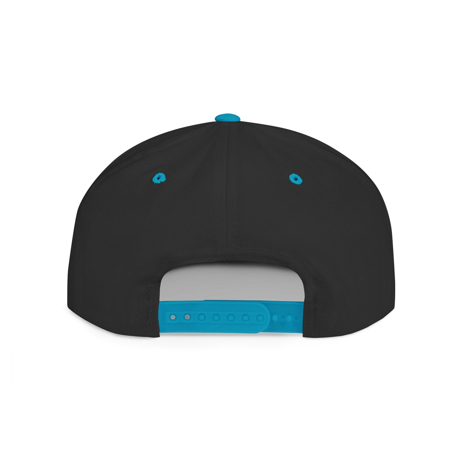Stylish Flat Bill Snapback Hat with Unique Graphic Design