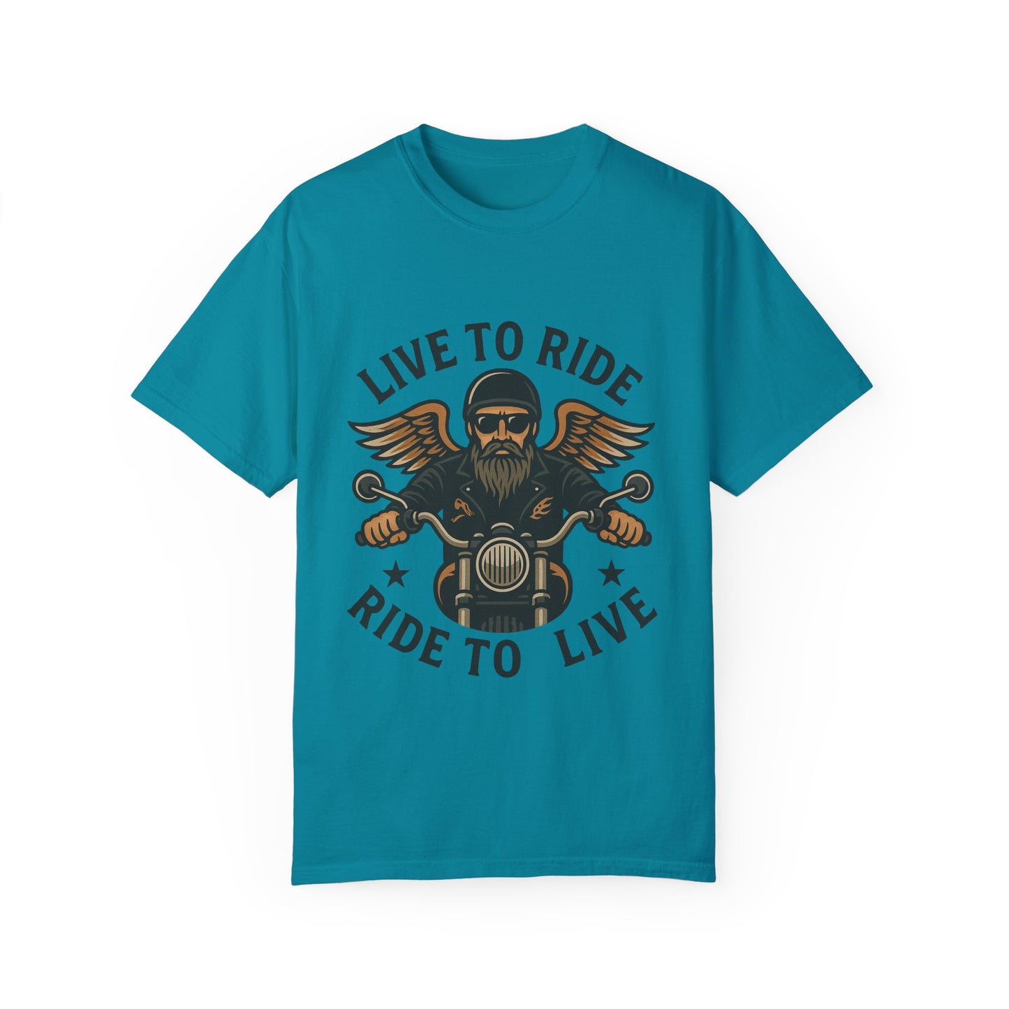 Live to Ride Motorcycle Unisex T-Shirt - Perfect for Bikers and Adventure Lovers