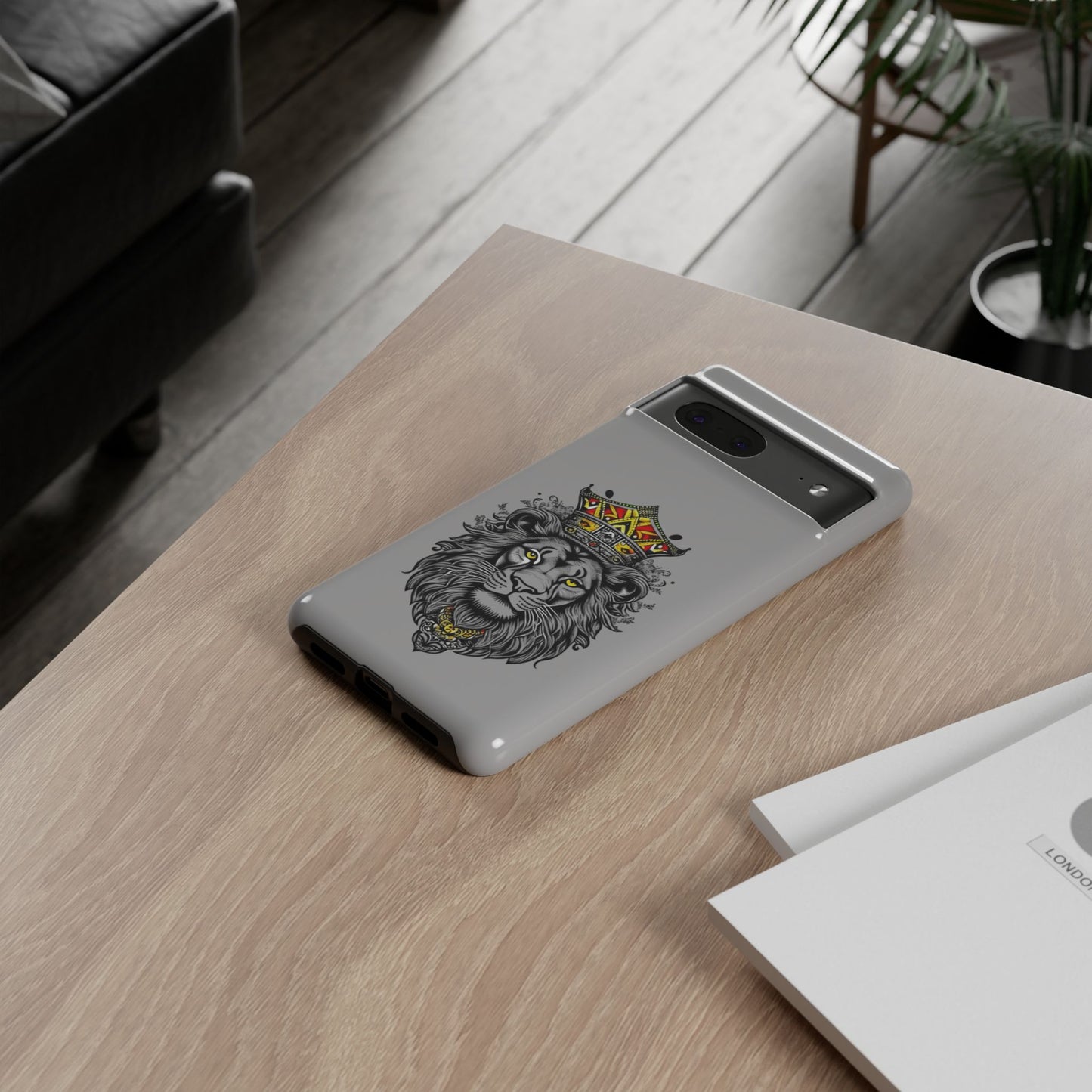 Lion King Phone Case - Tough Cases with Royal Crown Design