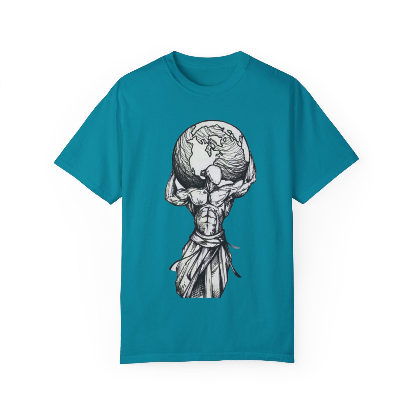 Atlas Earth Graphic Unisex T-Shirt - Comfortable Casual Wear for Nature Lovers