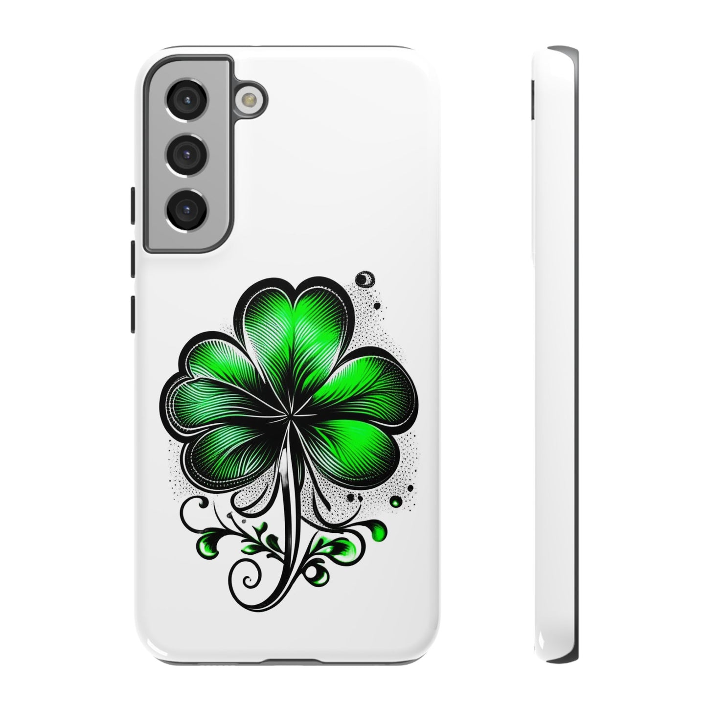 St. Patrick's Day Shamrock Phone Case - Tough & Stylish