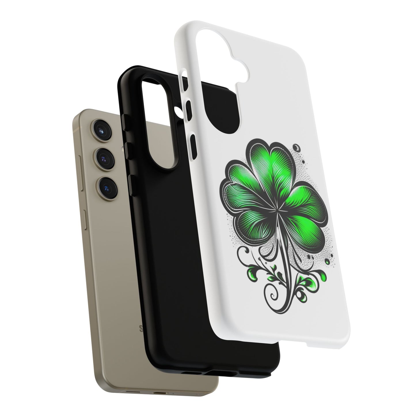 St. Patrick's Day Shamrock Phone Case - Tough & Stylish