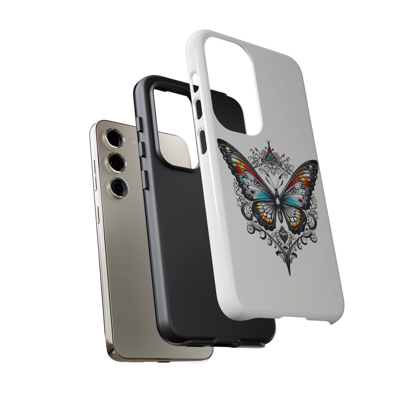 Butterfly Tough Case - Stylish Phone Protection