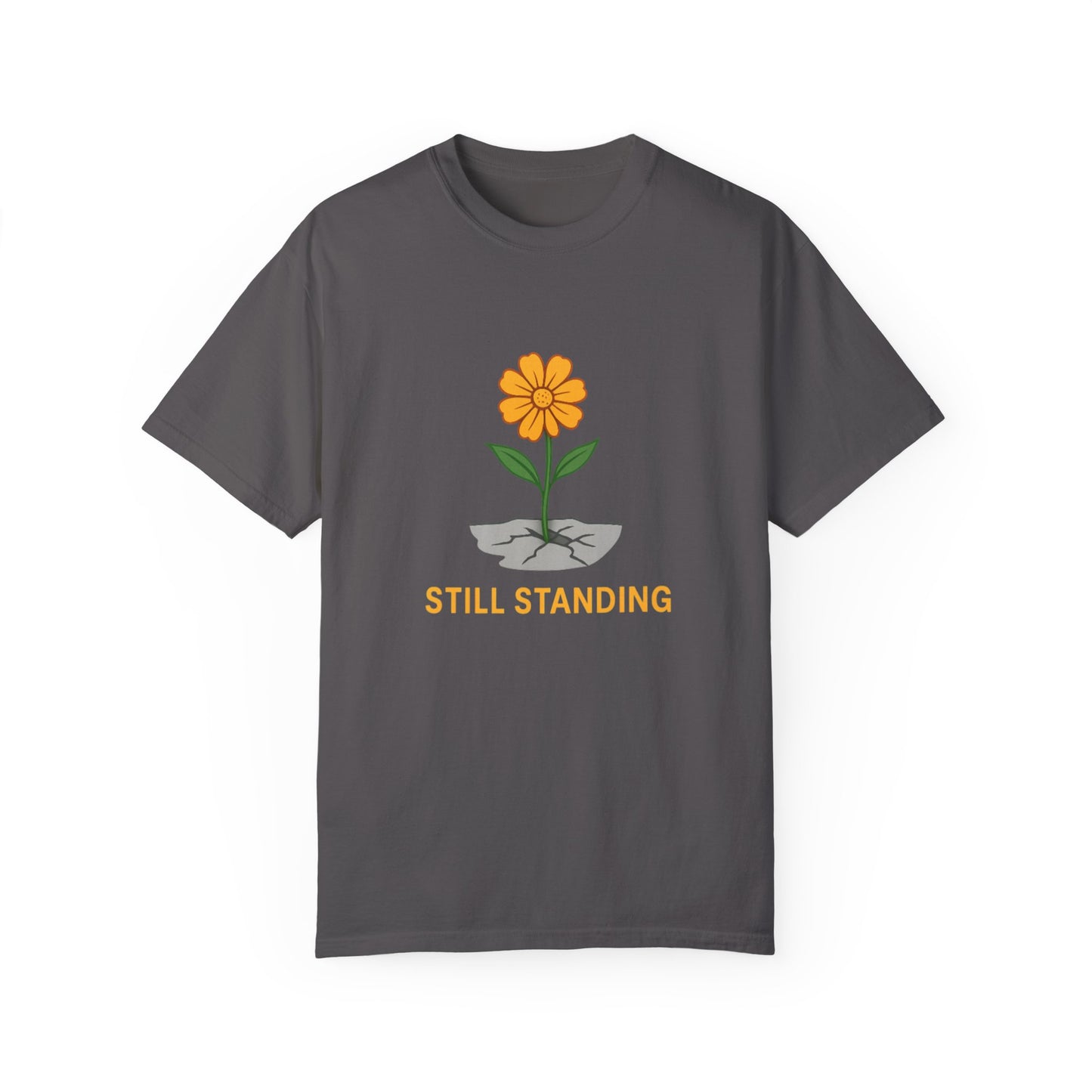 Inspirational Flower T-shirt - 'STILL STANDING'