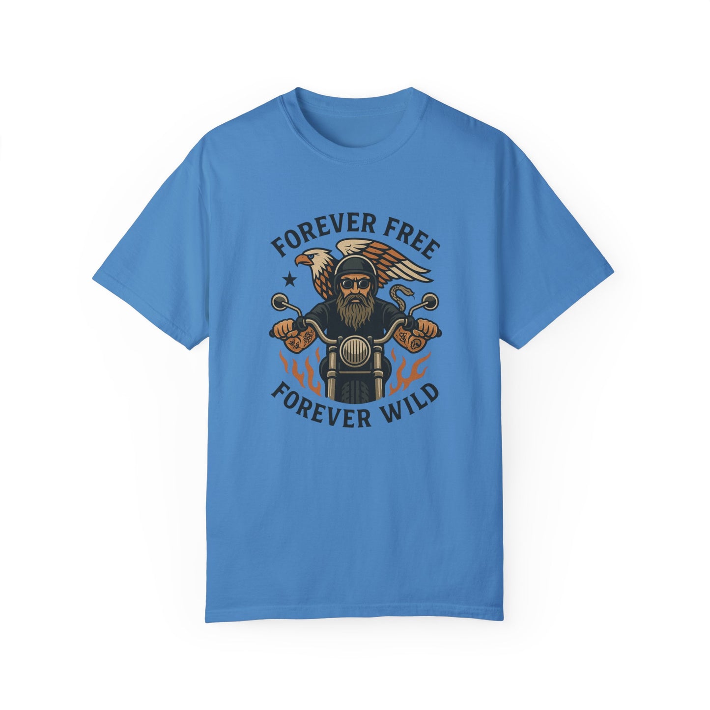 Forever Free Wild Unisex Garment-Dyed T-Shirt