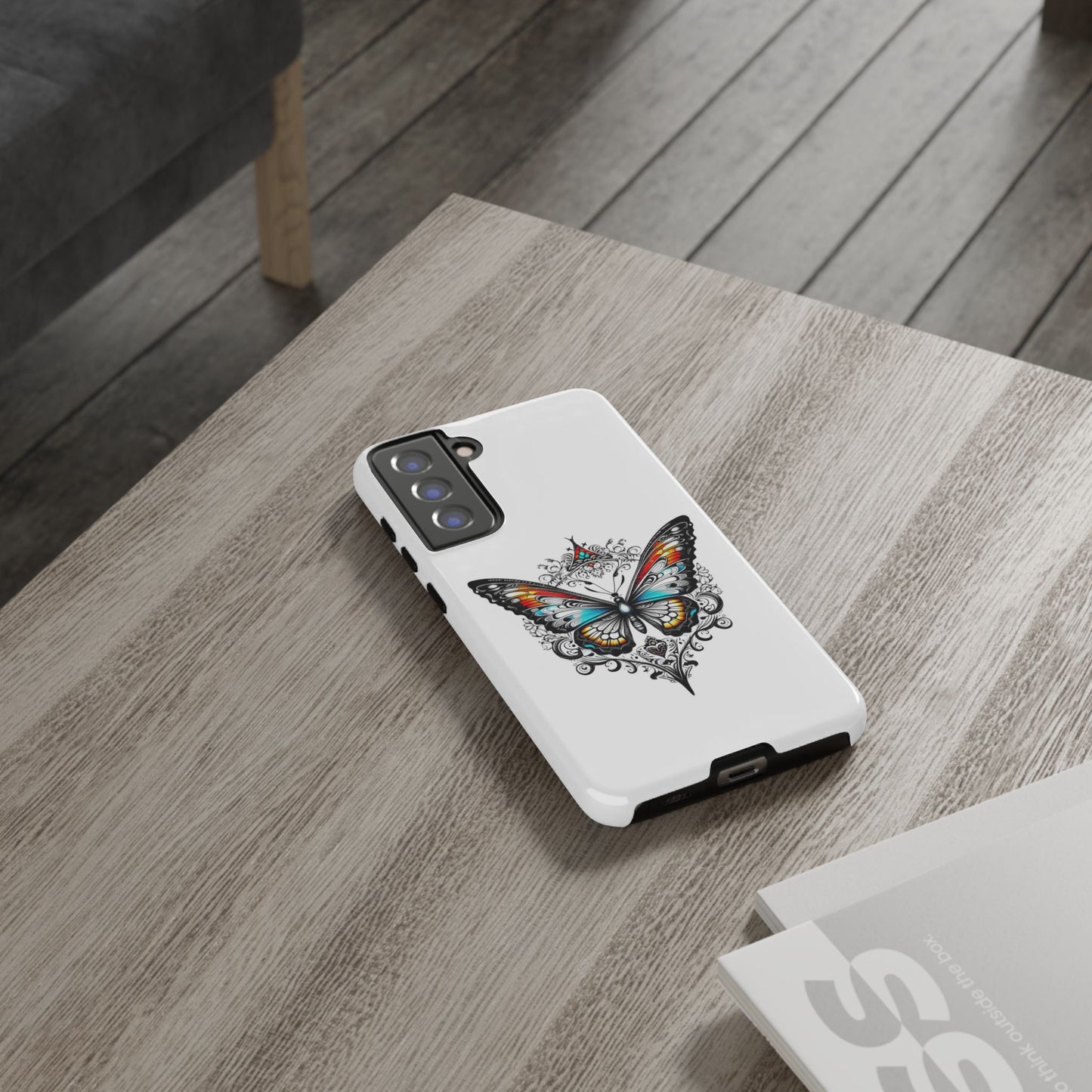 Butterfly Tough Case - Stylish Phone Protection