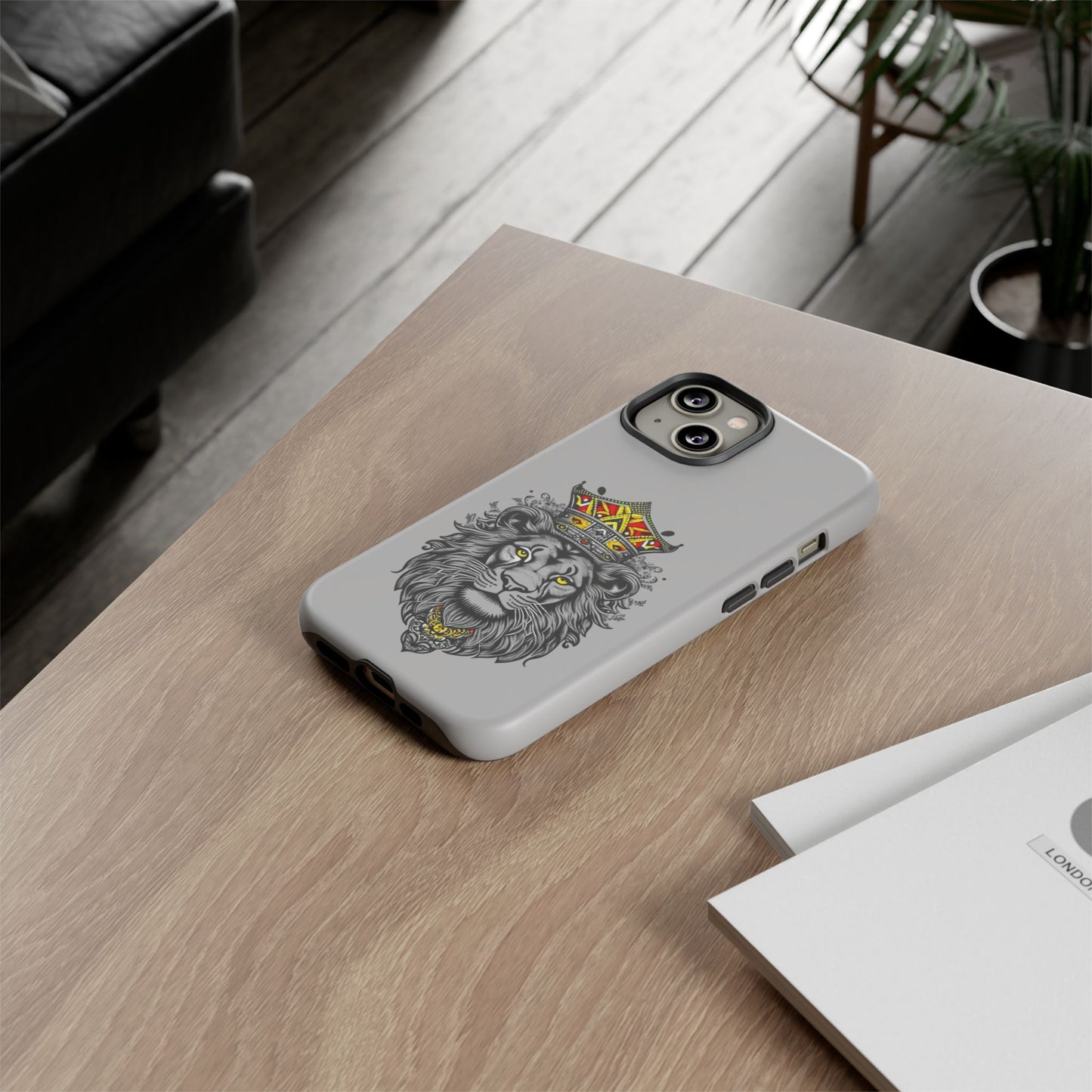 Lion King Phone Case - Tough Cases with Royal Crown Design