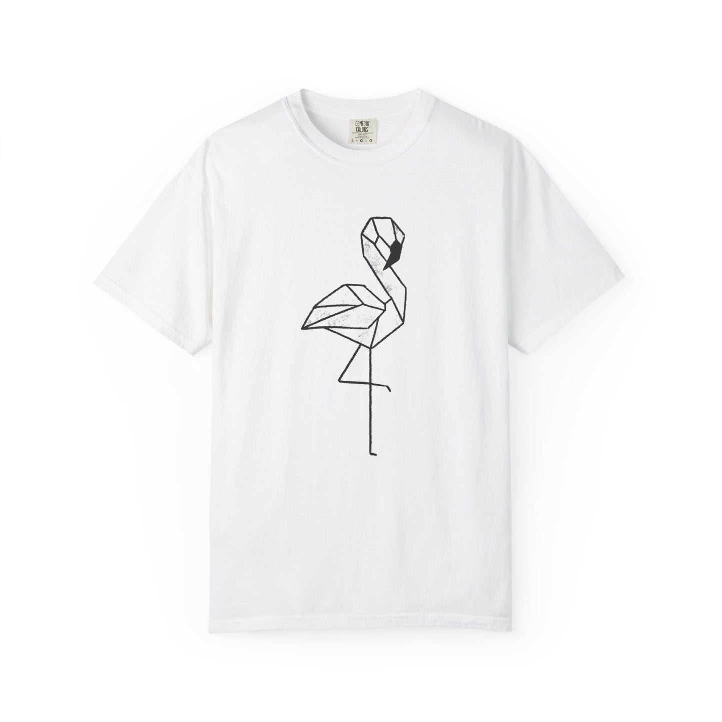 Flamingo Origami Unisex T-shirt