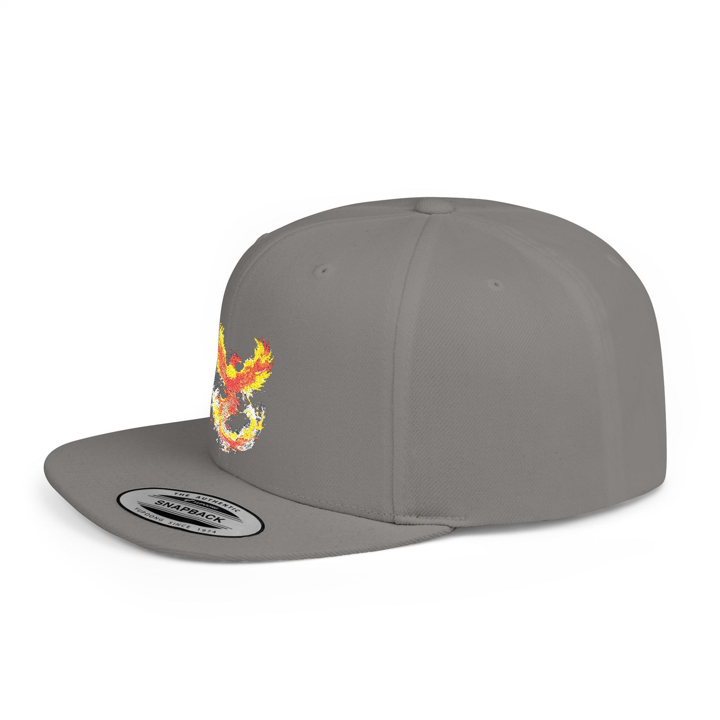 Phoenix Fire Flat Bill Snapback Hat - Stylish & Bold Cap for Trendsetters