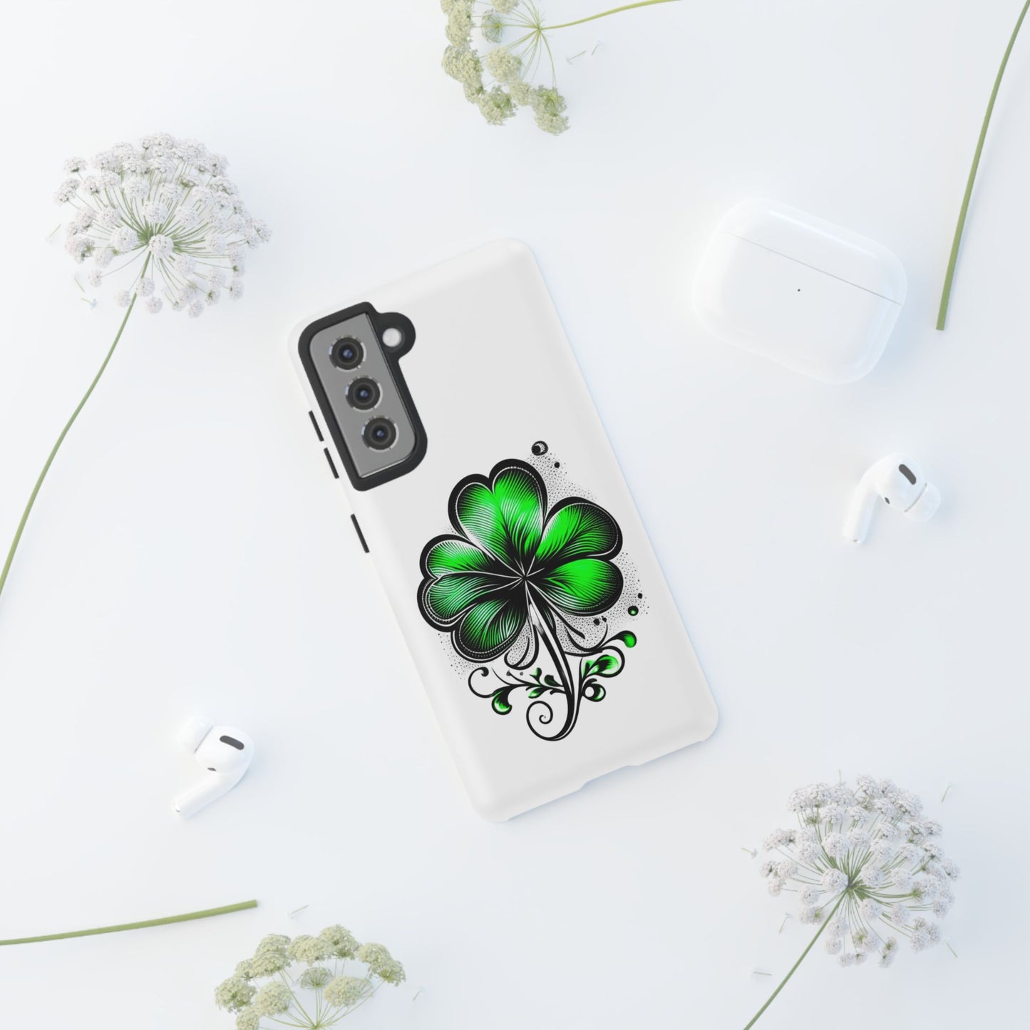 St. Patrick's Day Shamrock Phone Case - Tough & Stylish