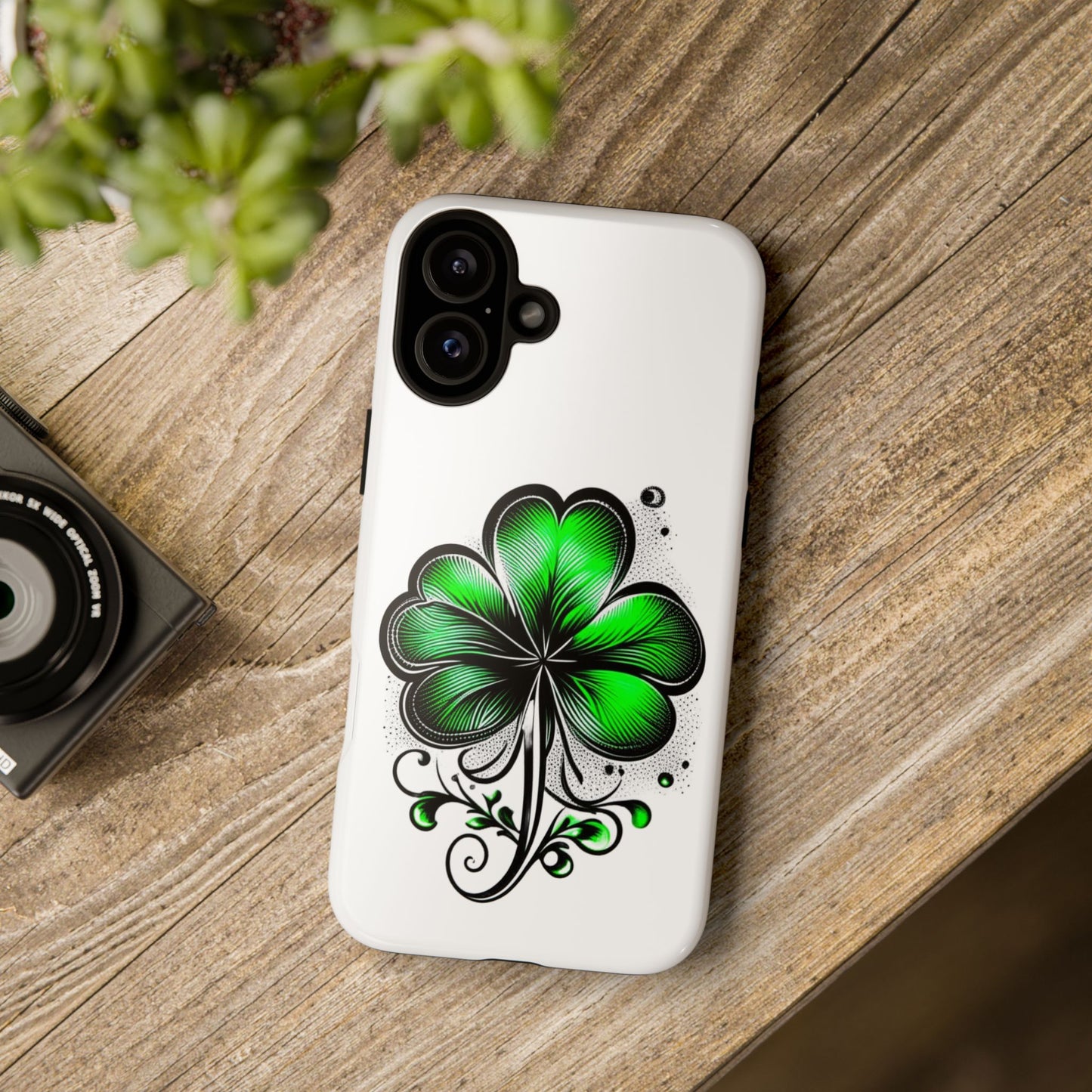 St. Patrick's Day Shamrock Phone Case - Tough & Stylish