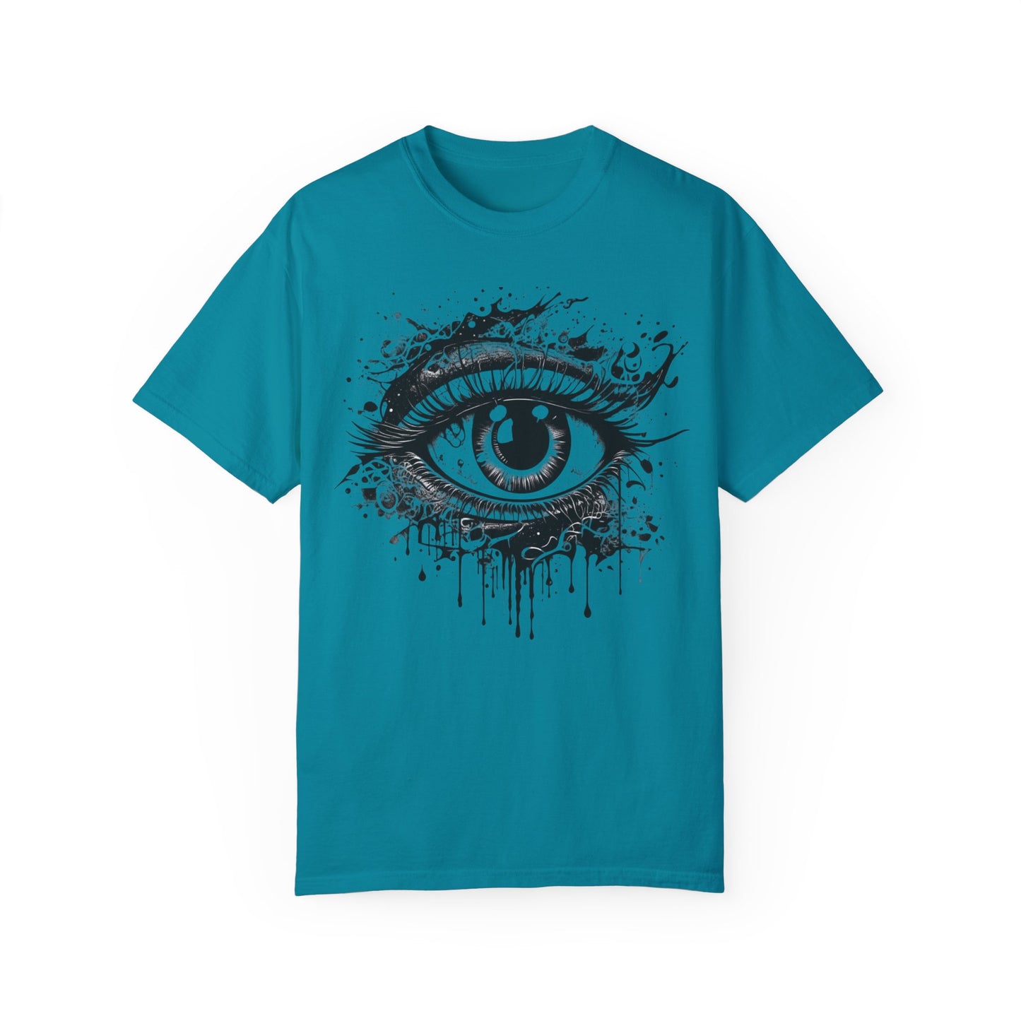 Eye-See-You Unisex Garment-Dyed T-Shirt - Artistic Graphic Tee for Creative Souls-eye