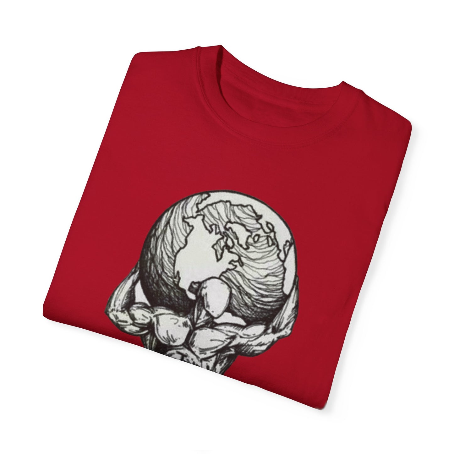 Atlas Earth Graphic Unisex T-Shirt - Comfortable Casual Wear for Nature Lovers