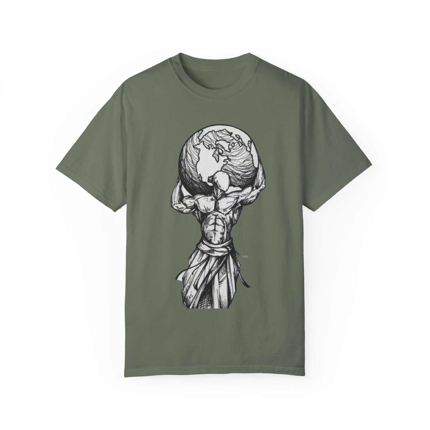 Atlas Earth Graphic Unisex T-Shirt - Comfortable Casual Wear for Nature Lovers