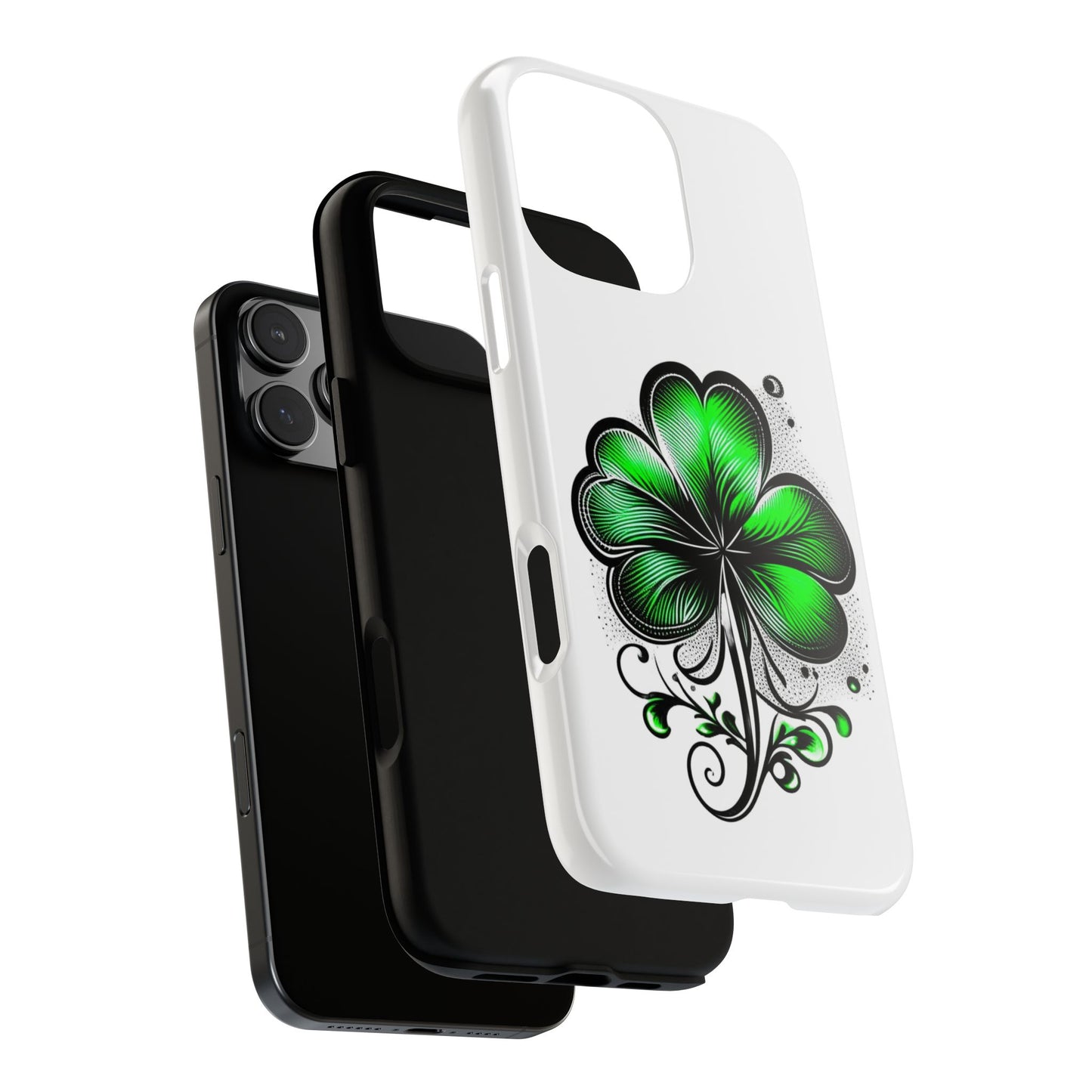 St. Patrick's Day Shamrock Phone Case - Tough & Stylish