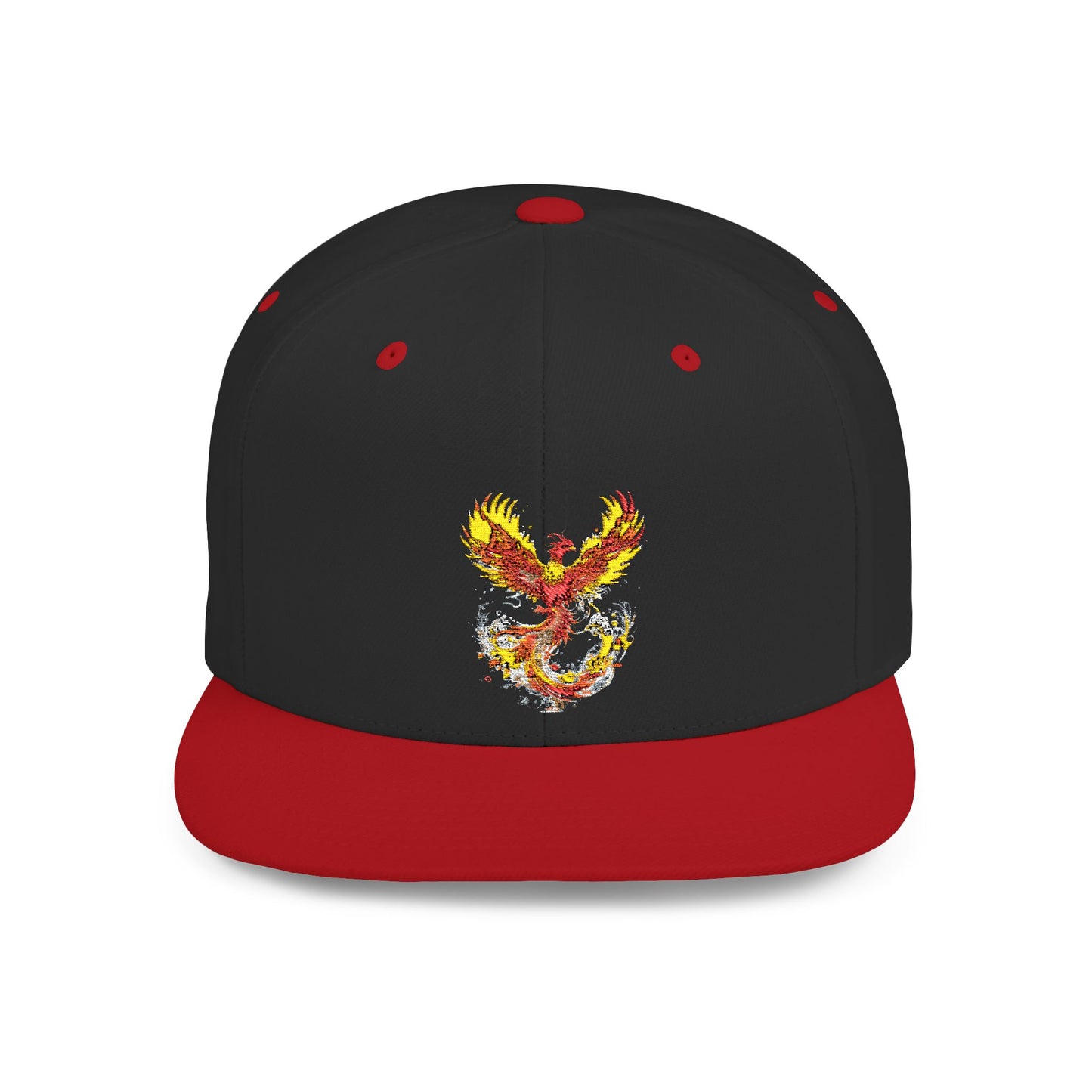 Phoenix Fire Flat Bill Snapback Hat - Stylish & Bold Cap for Trendsetters