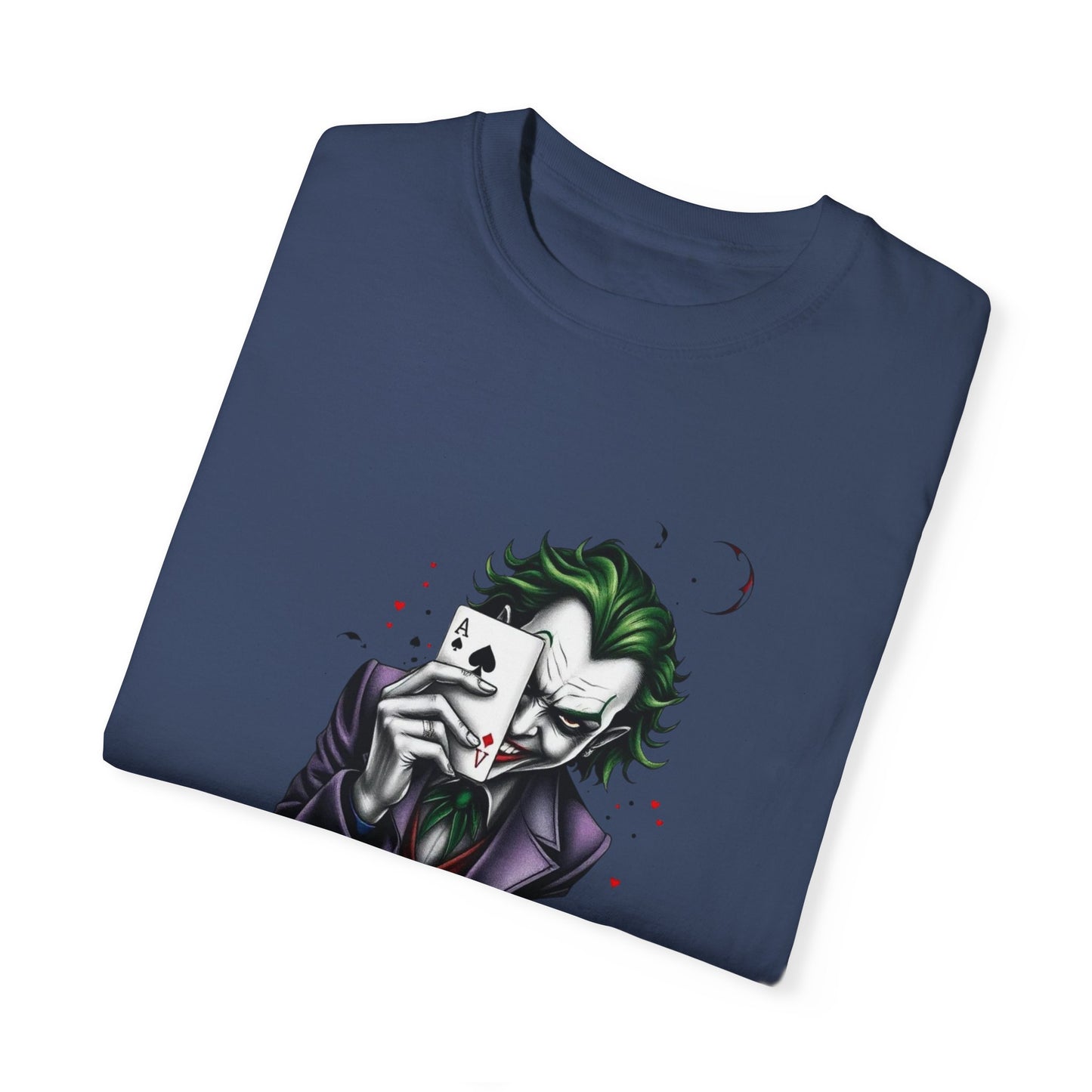 "Joker T-Shirt – Bold Graphic Tee for DC Comics & Supervillain Fans"