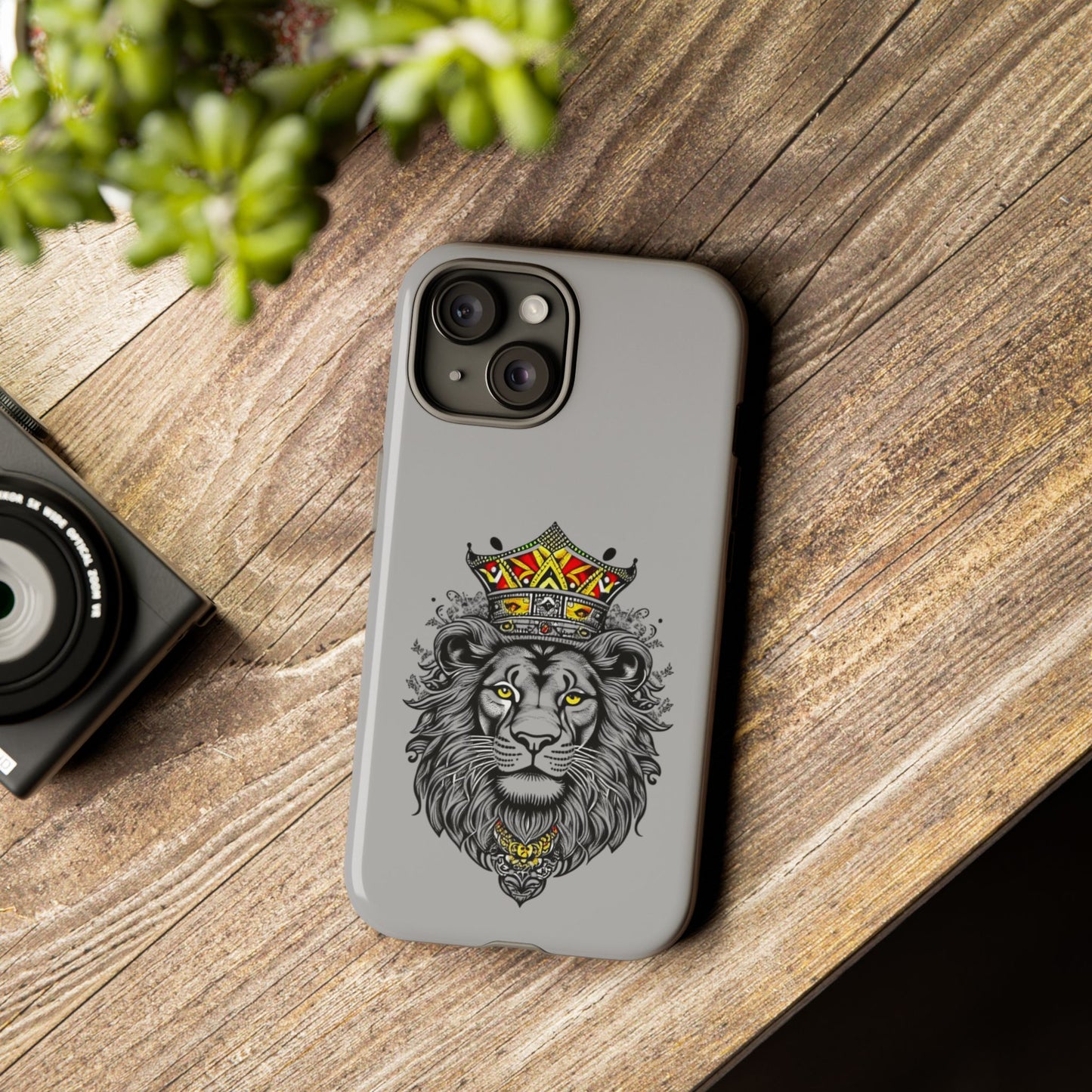 Lion King Phone Case - Tough Cases with Royal Crown Design