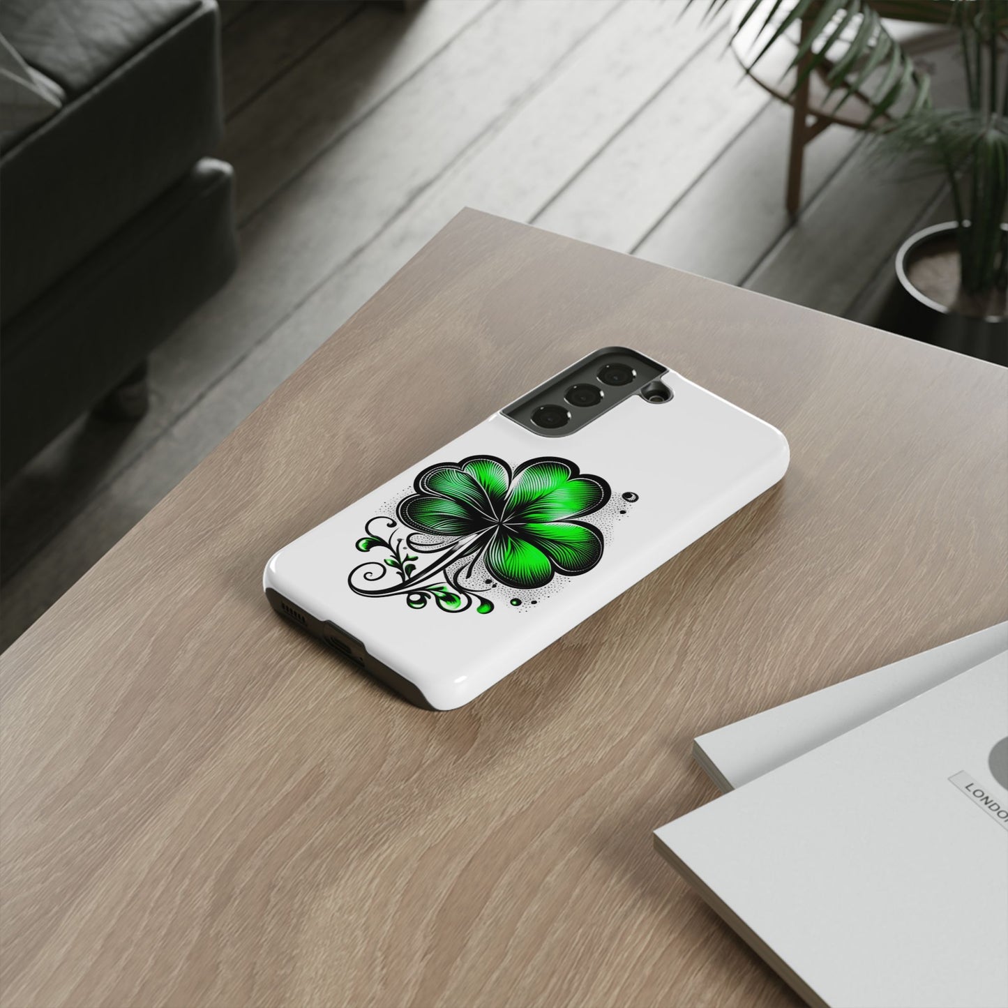 St. Patrick's Day Shamrock Phone Case - Tough & Stylish