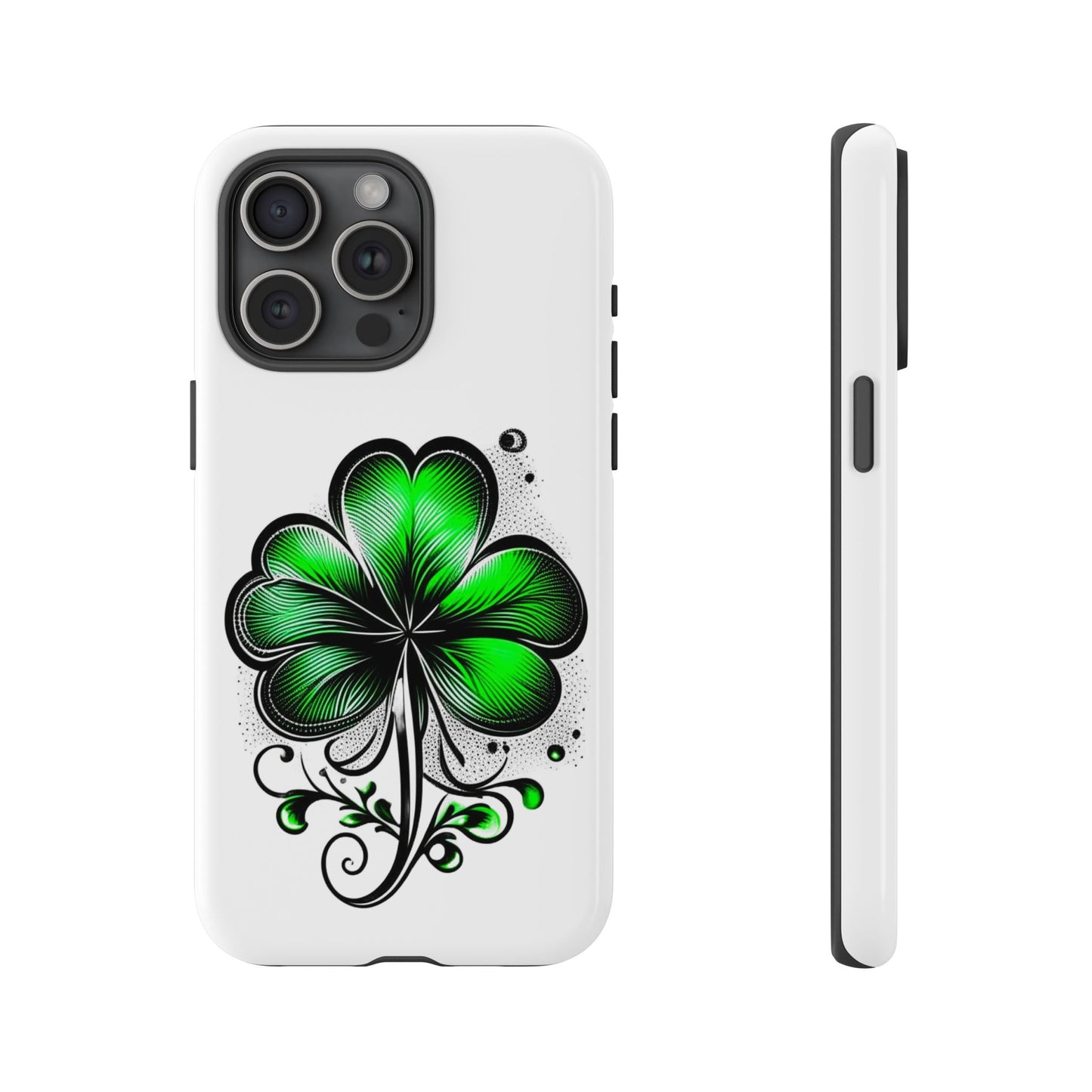 St. Patrick's Day Shamrock Phone Case - Tough & Stylish