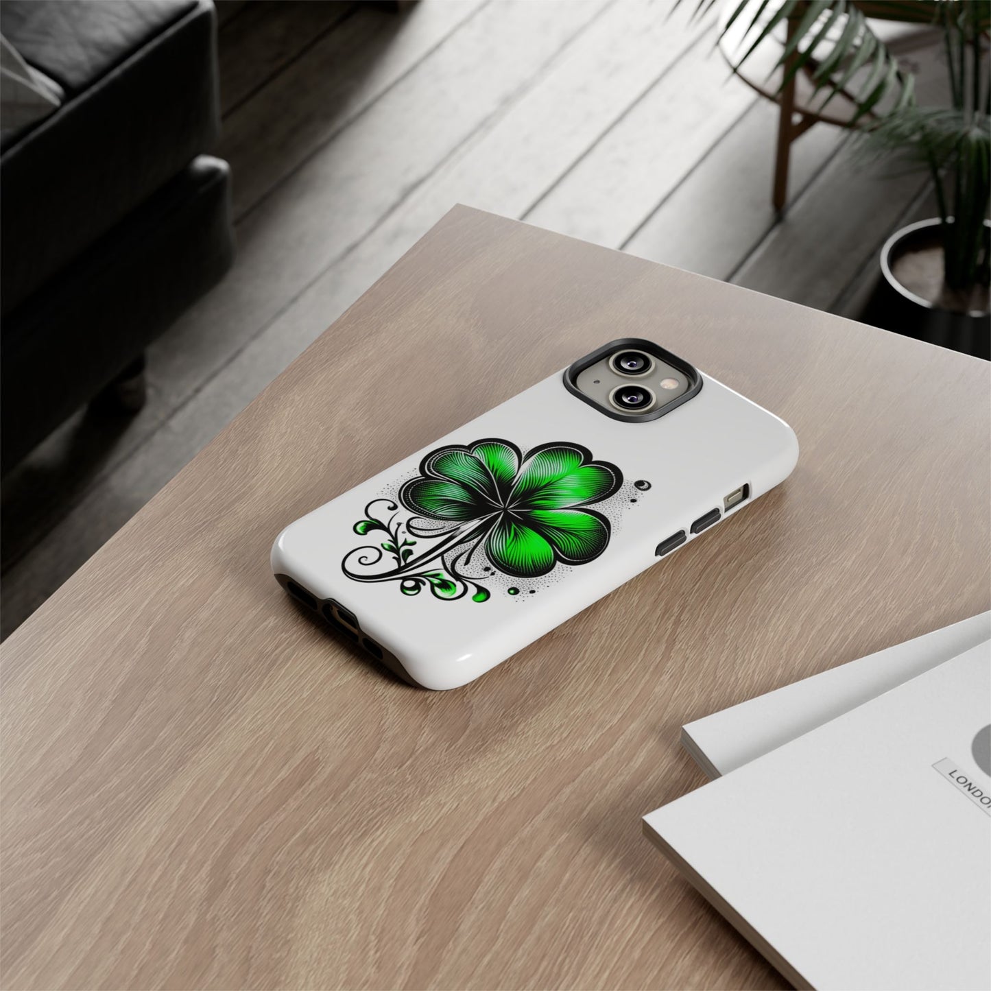 St. Patrick's Day Shamrock Phone Case - Tough & Stylish