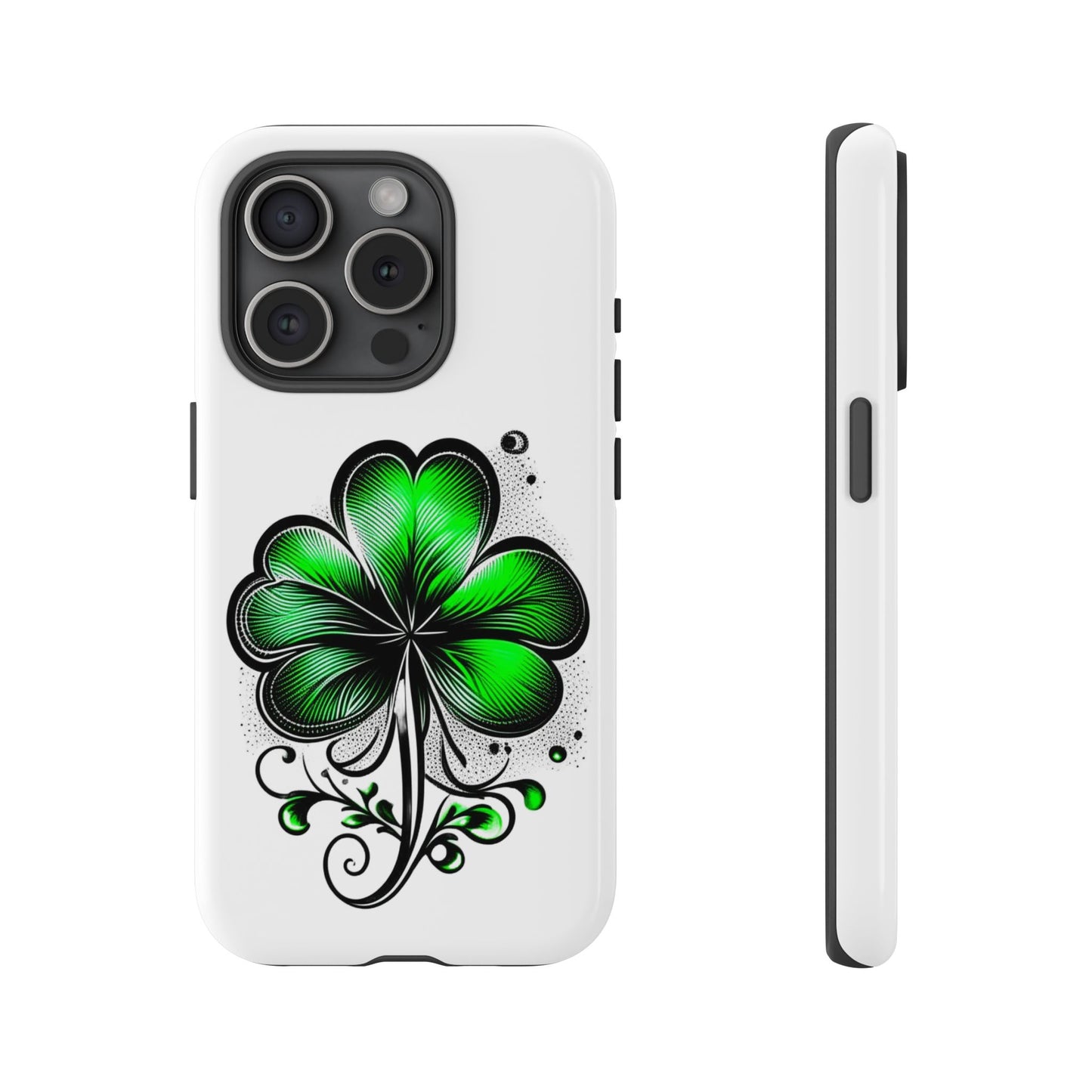 St. Patrick's Day Shamrock Phone Case - Tough & Stylish