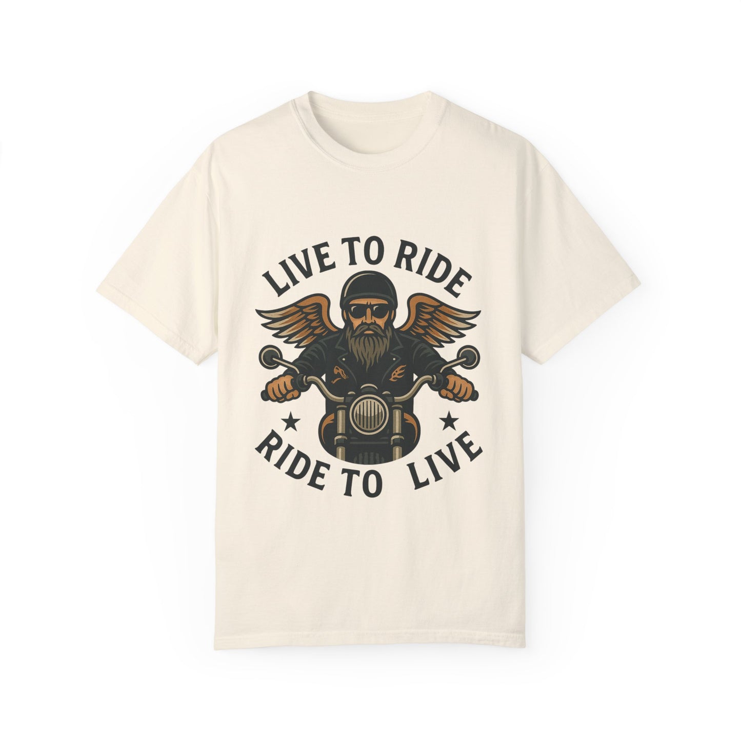 Live to Ride Motorcycle Unisex T-Shirt - Perfect for Bikers and Adventure Lovers