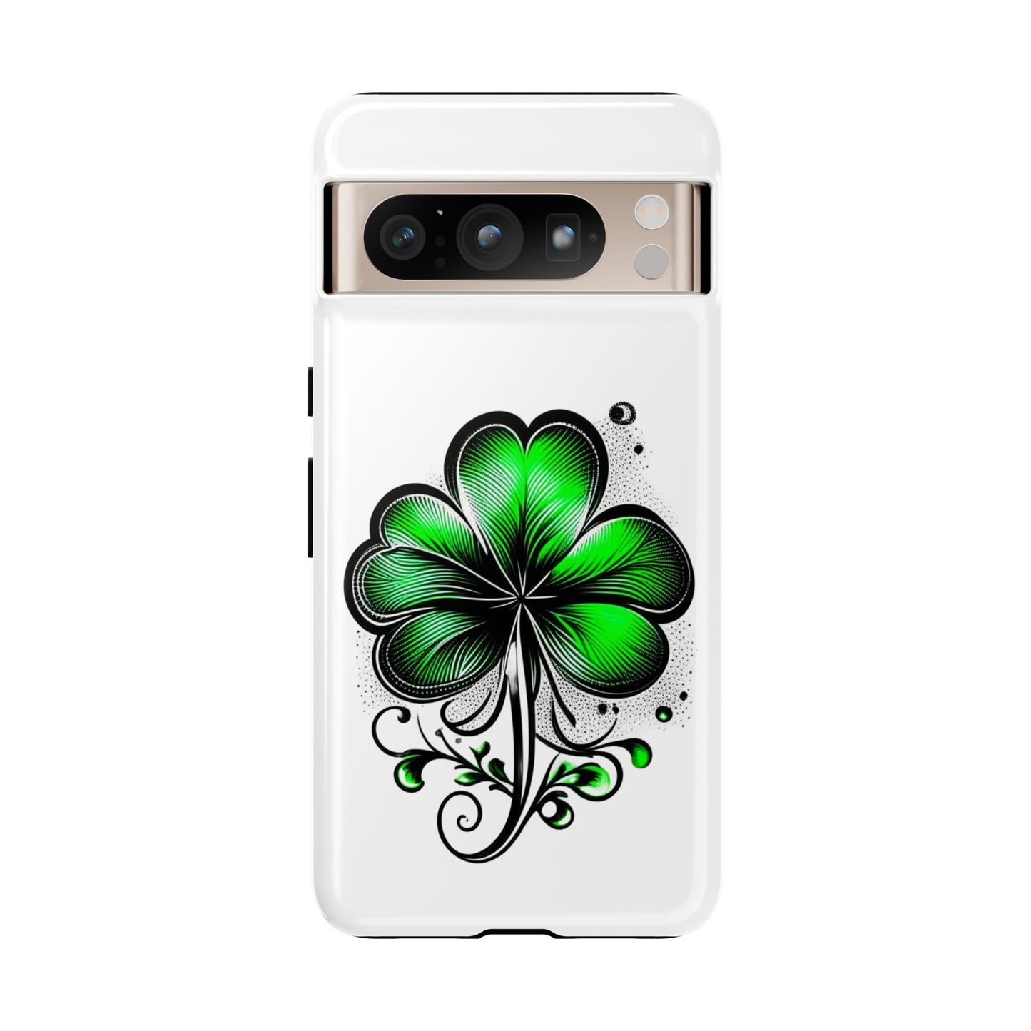 St. Patrick's Day Shamrock Phone Case - Tough & Stylish