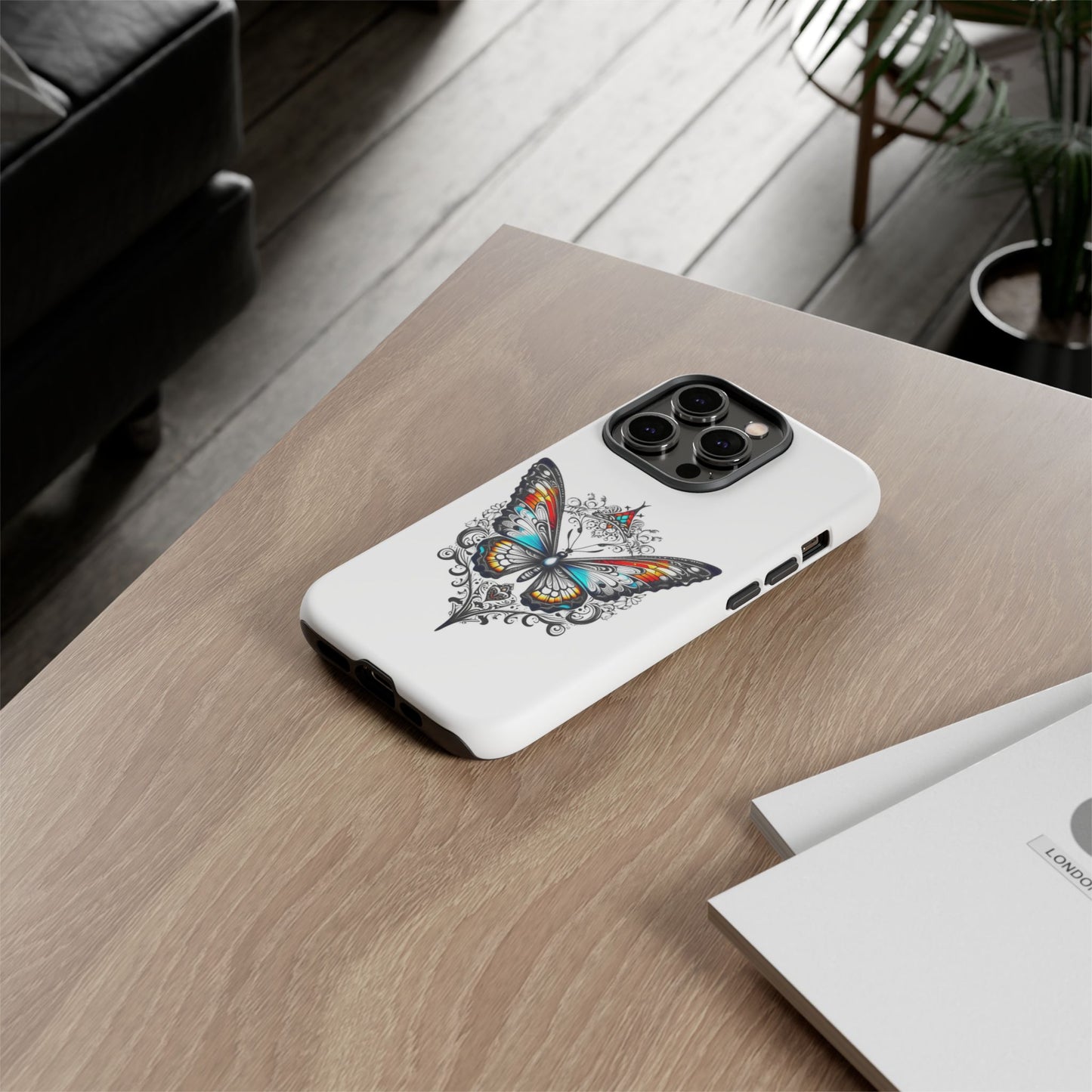 Butterfly Tough Case - Stylish Phone Protection