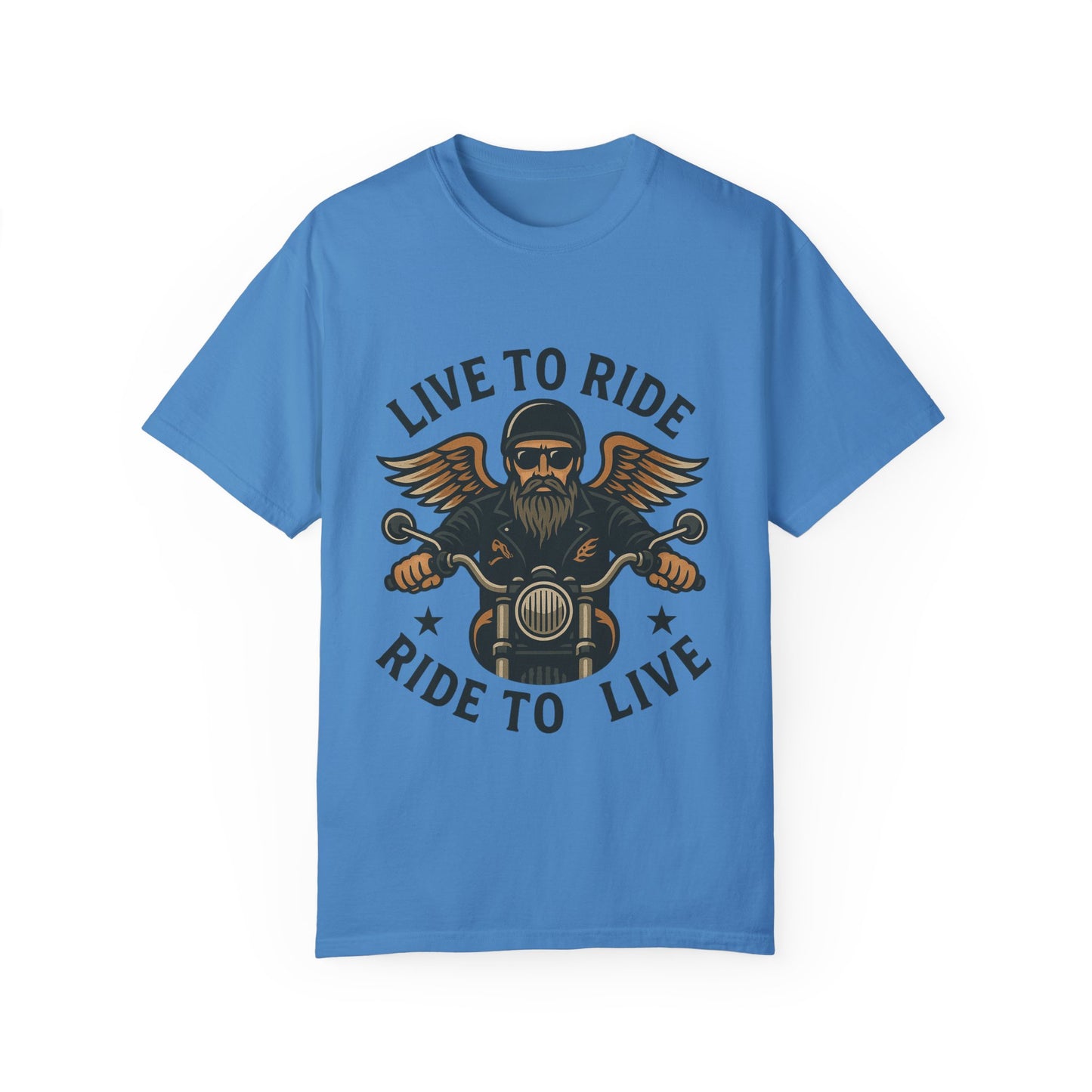 Live to Ride Motorcycle Unisex T-Shirt - Perfect for Bikers and Adventure Lovers